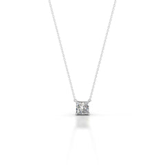 Clmence Lab Grown Diamond Pendant - 18K White Gold