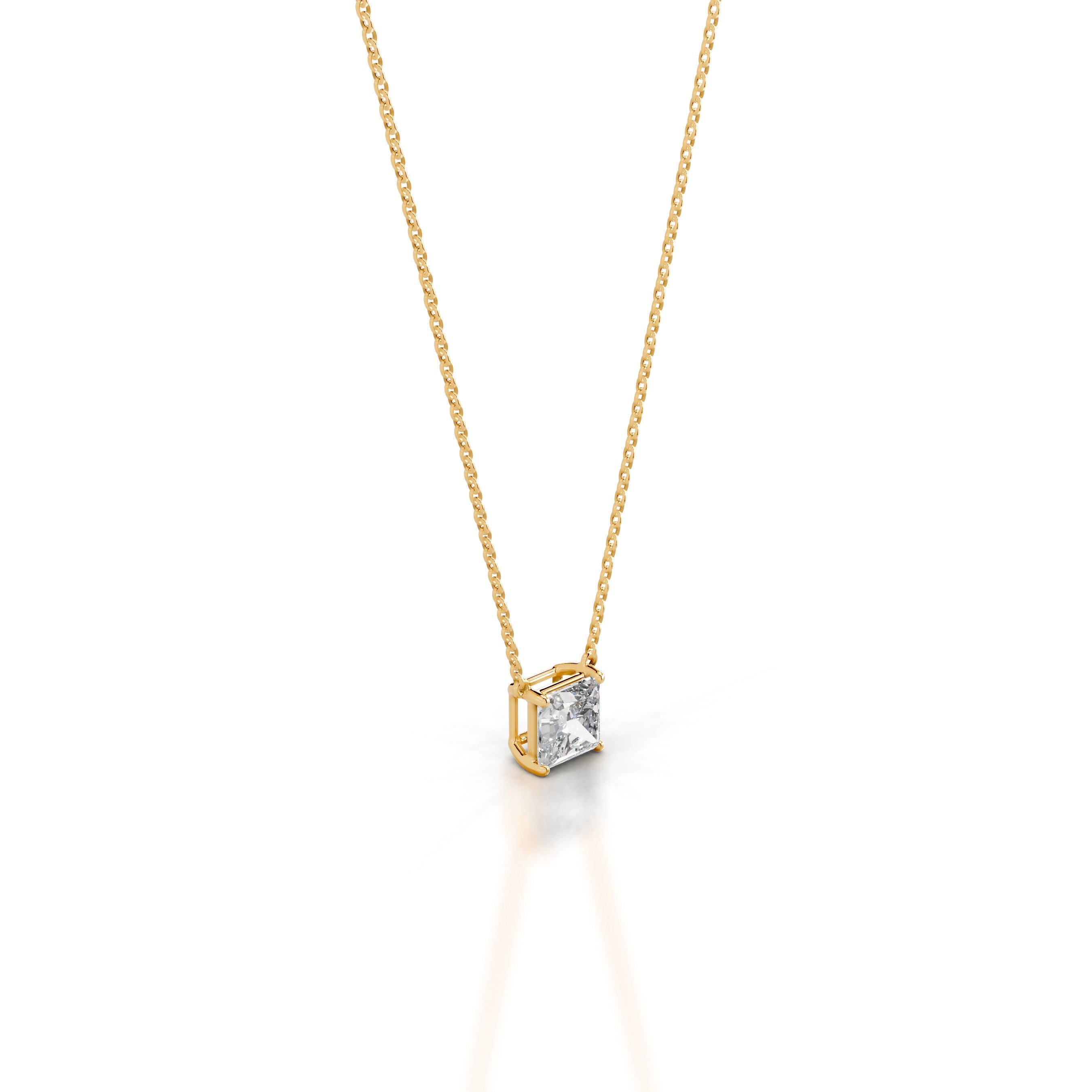 Clmence Diamond Pendant - 18K Yellow Gold