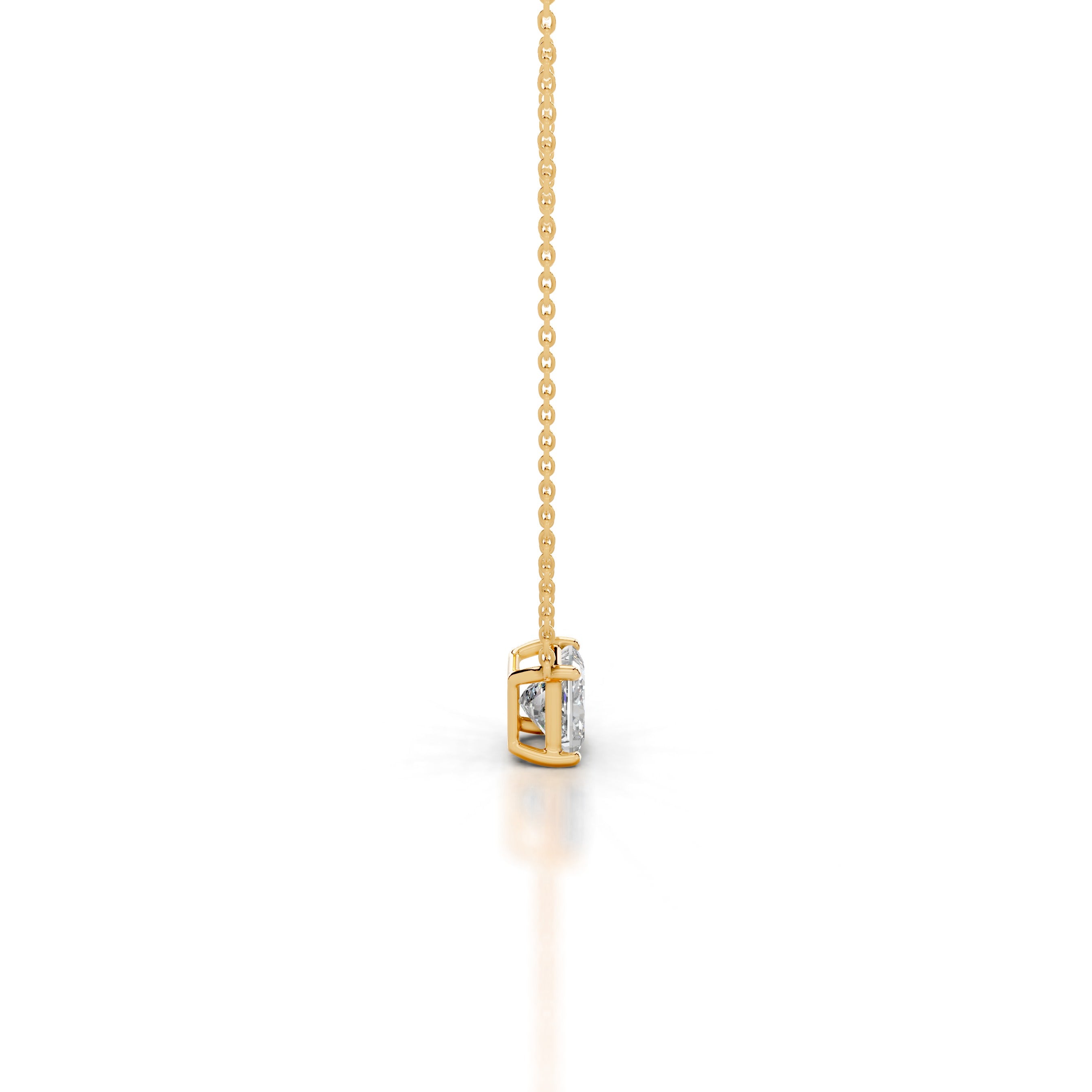 Clmence Diamond Pendant - 18K Yellow Gold