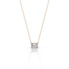 Clmence Diamond Pendant - 14K Rose Gold