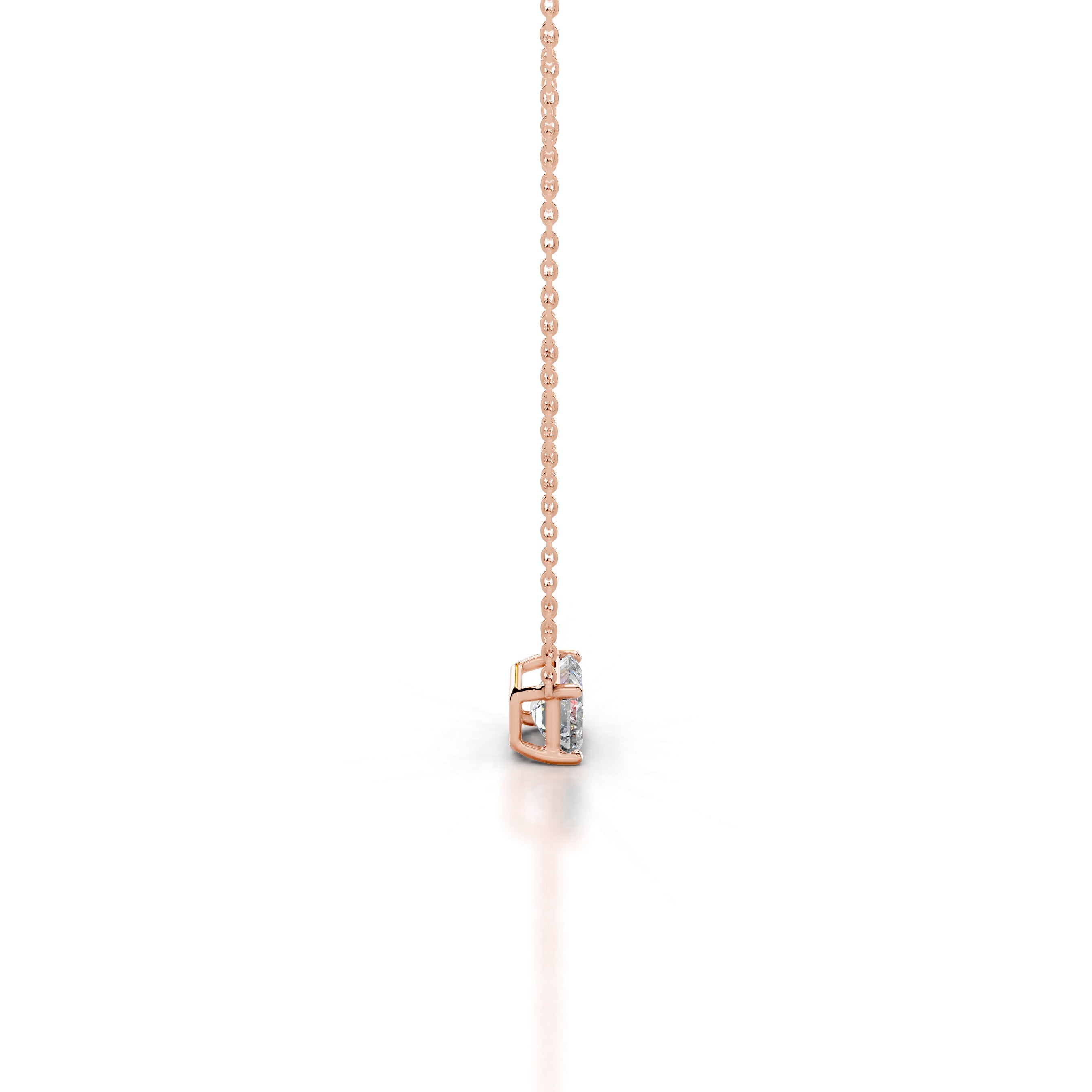 Clmence Diamond Pendant - 14K Rose Gold