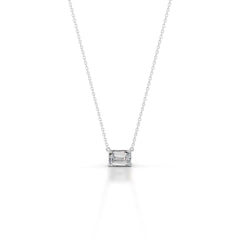 Clmence Diamond Pendant - 14K White Gold - Main Stone 1.55 Carat
