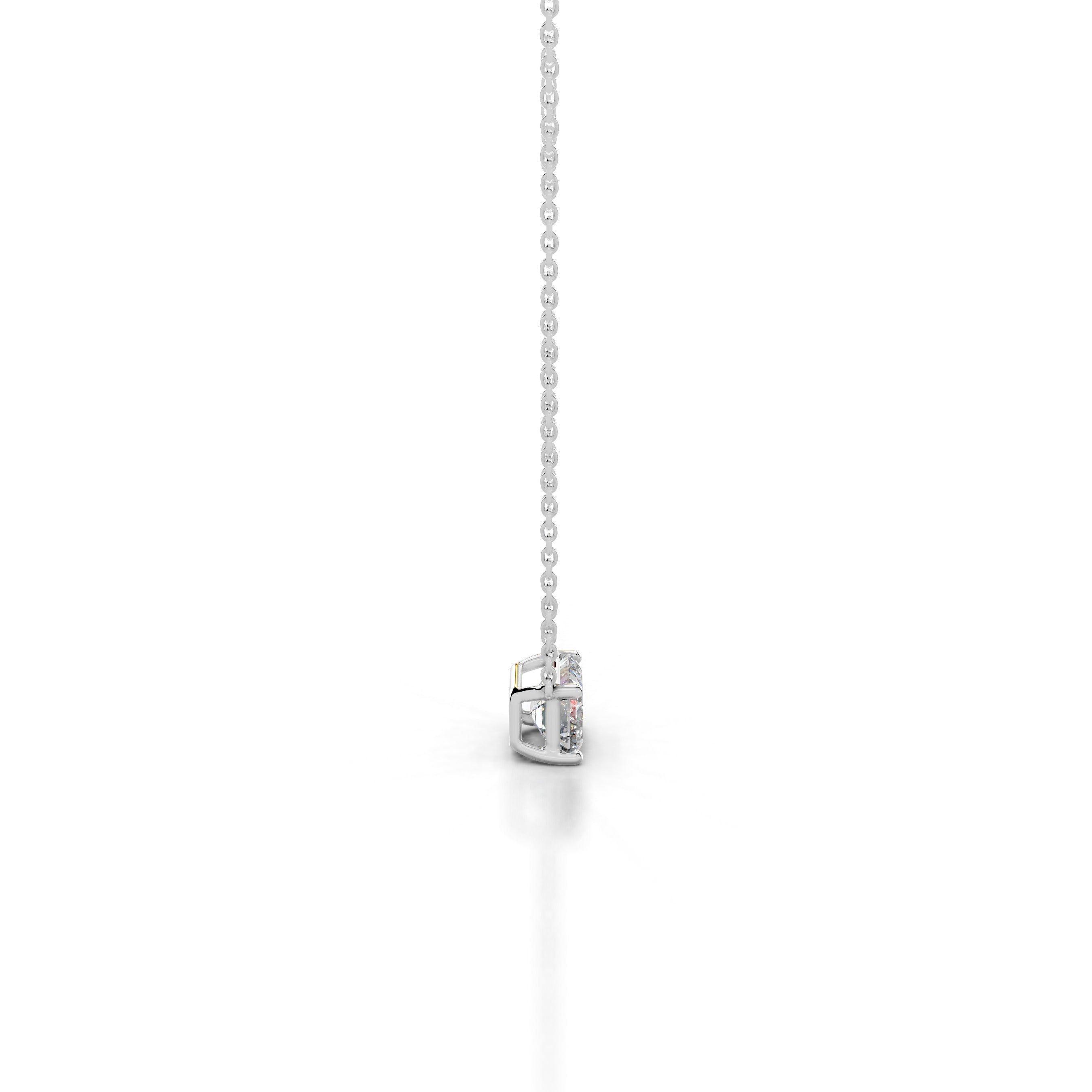 Clmence Diamond Pendant - 18K White Gold - Main Stone 1.55 Carat