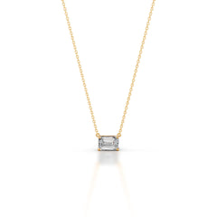 Clmence Diamond Pendant - 18K Yellow Gold