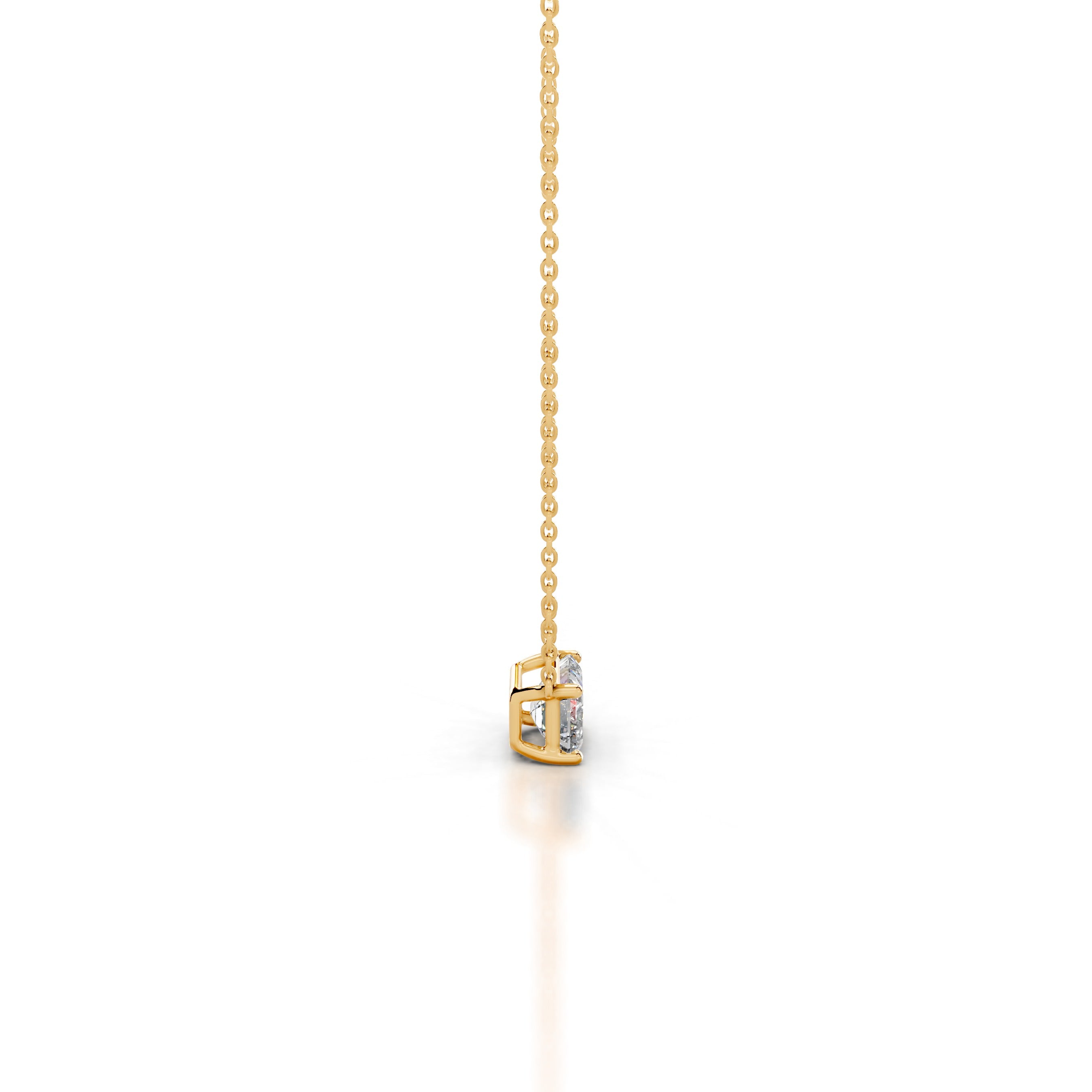 Clmence Diamond Pendant - 18K Yellow Gold