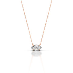 Clmence Diamond Pendant - 14K Rose Gold