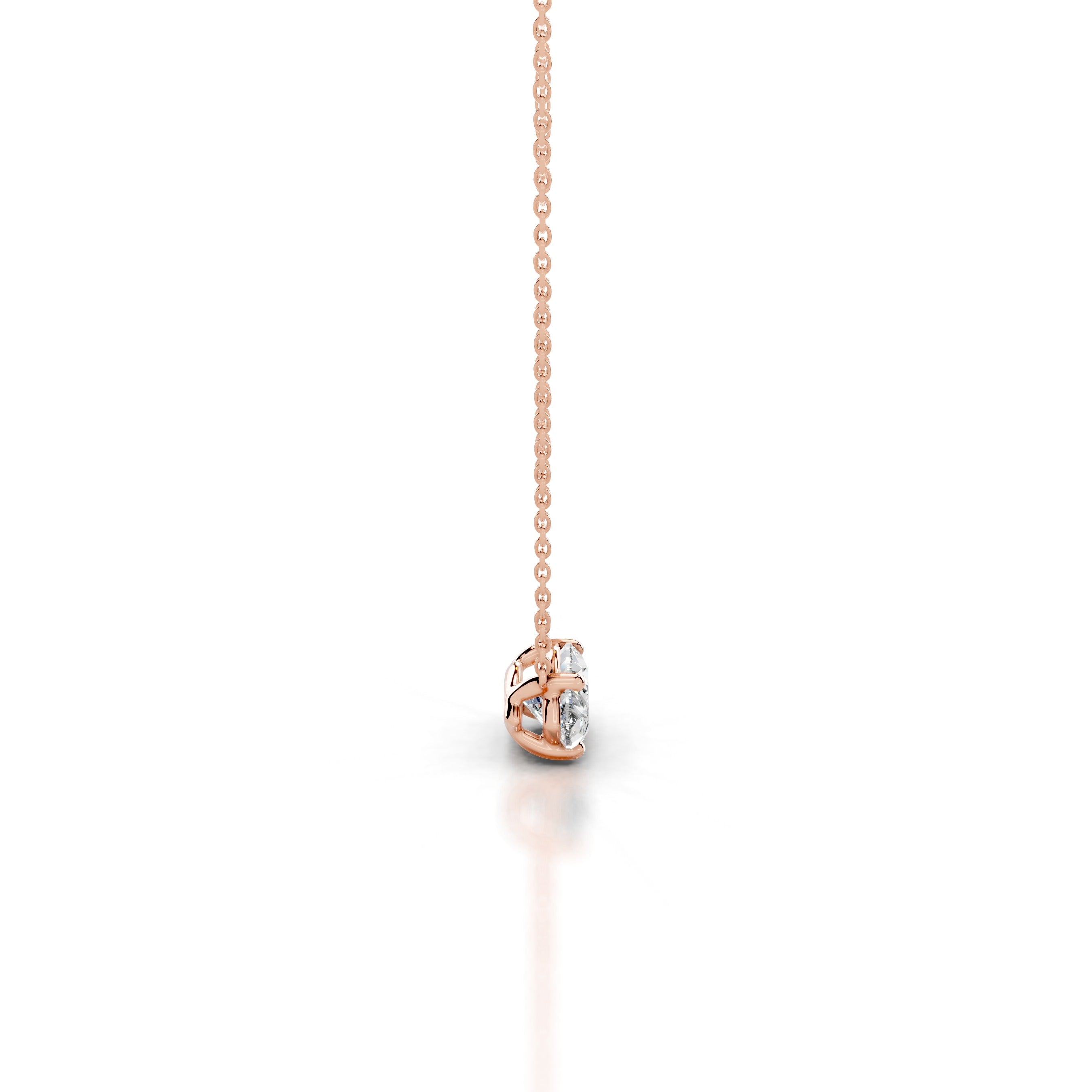 Clmence Diamond Pendant - 14K Rose Gold