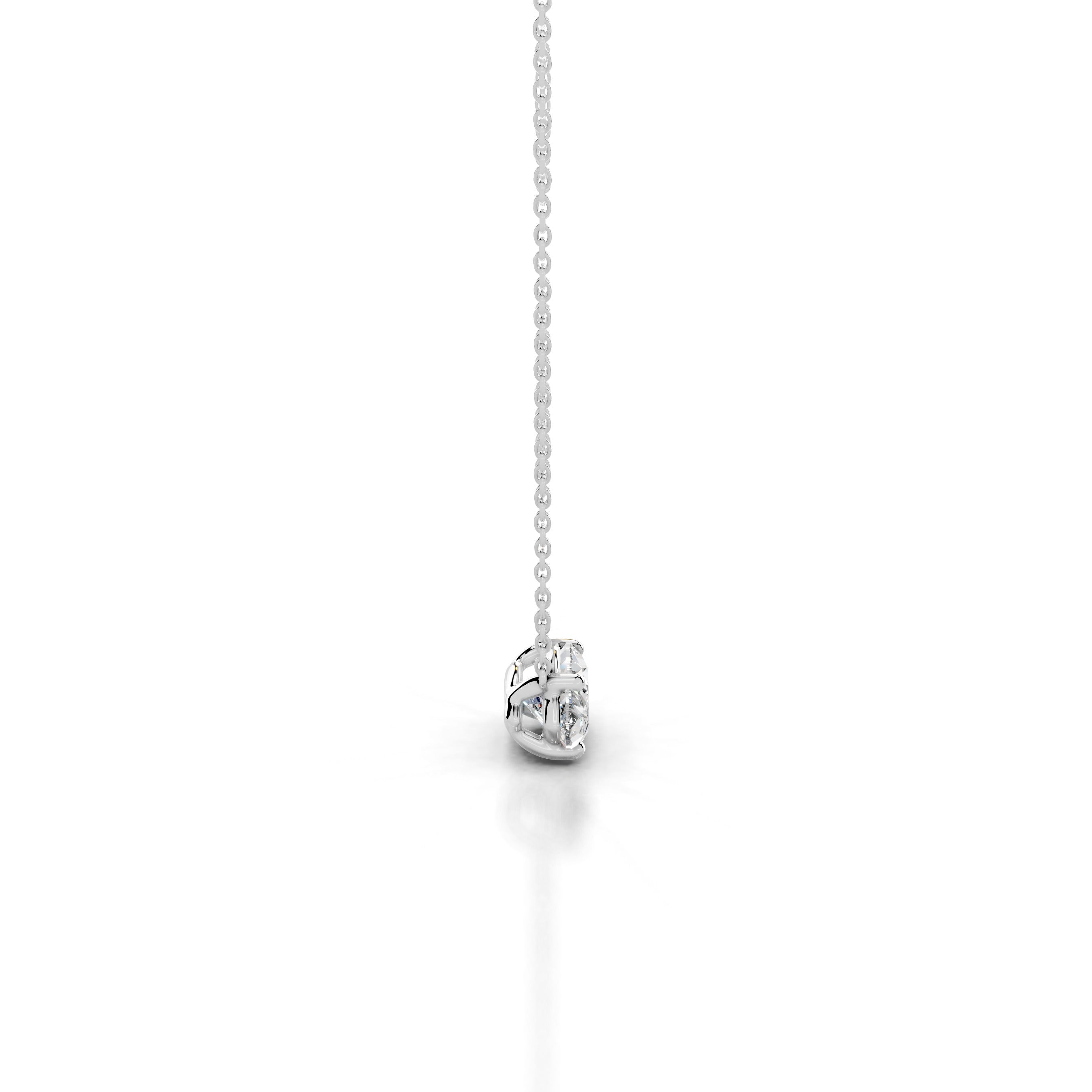 Clmence Diamond Pendant - 18K White Gold