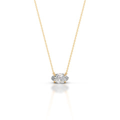 Clmence Lab Grown Diamond Pendant - 18K Yellow Gold