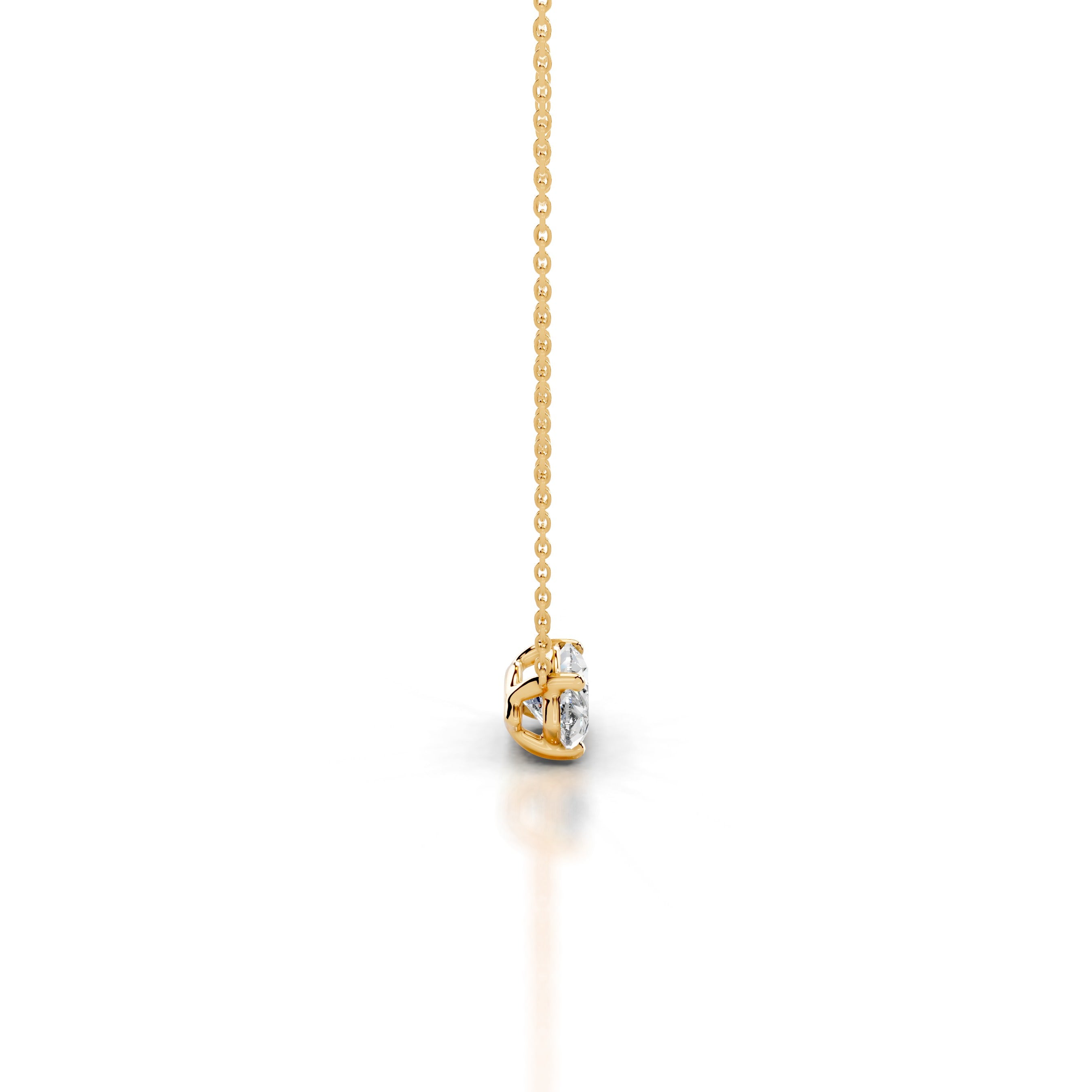 Clmence Diamond Pendant - 18K Yellow Gold