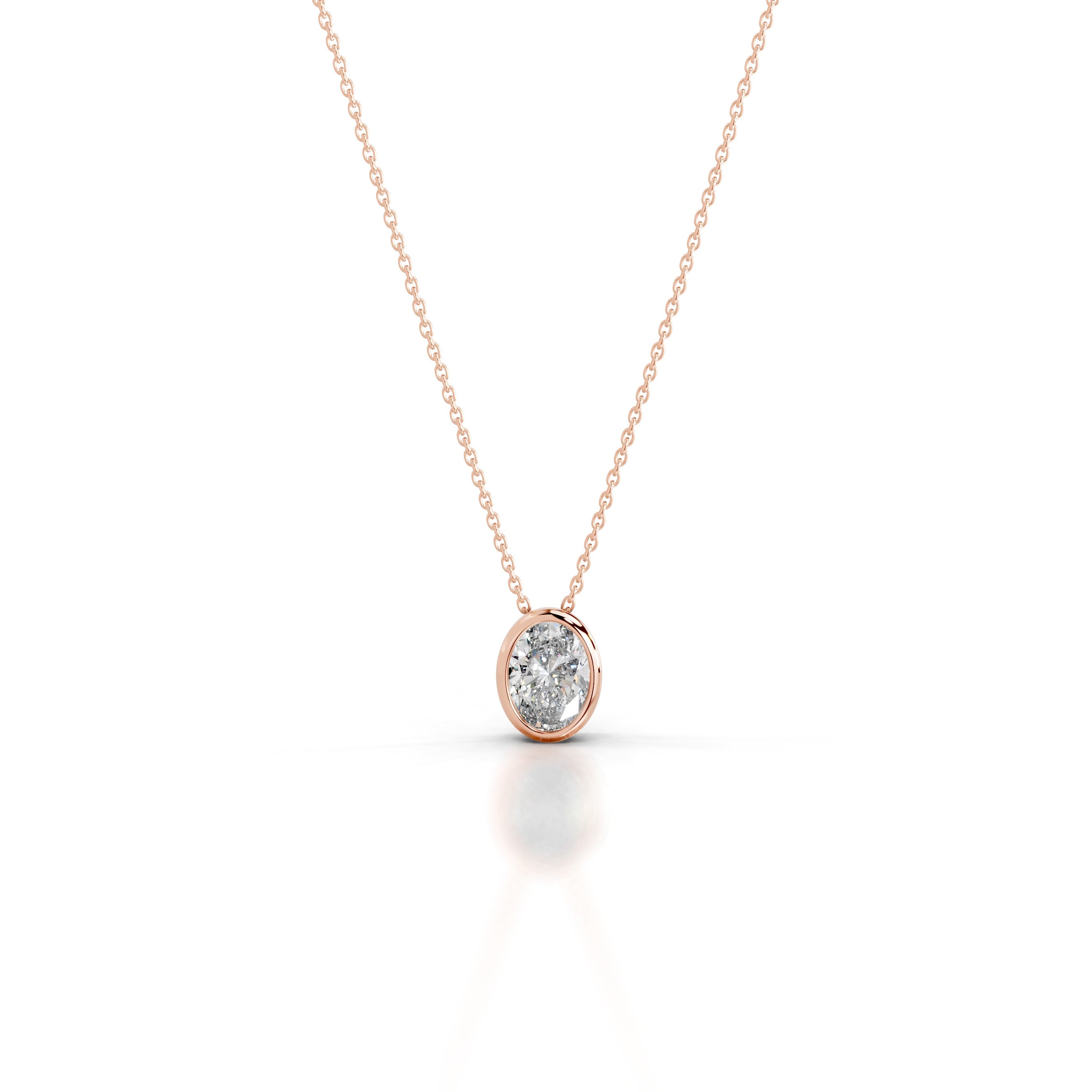 Gianna Diamond Pendant - 14K Rose Gold