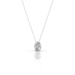 Gianna Diamond Pendant - 18K White Gold