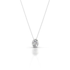 Gianna Diamond Pendant - 14K White Gold - Main Stone 1.01 Carat
