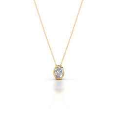 Gianna Diamond Pendant - 18K Yellow Gold - Main Stone 1.01 Carat