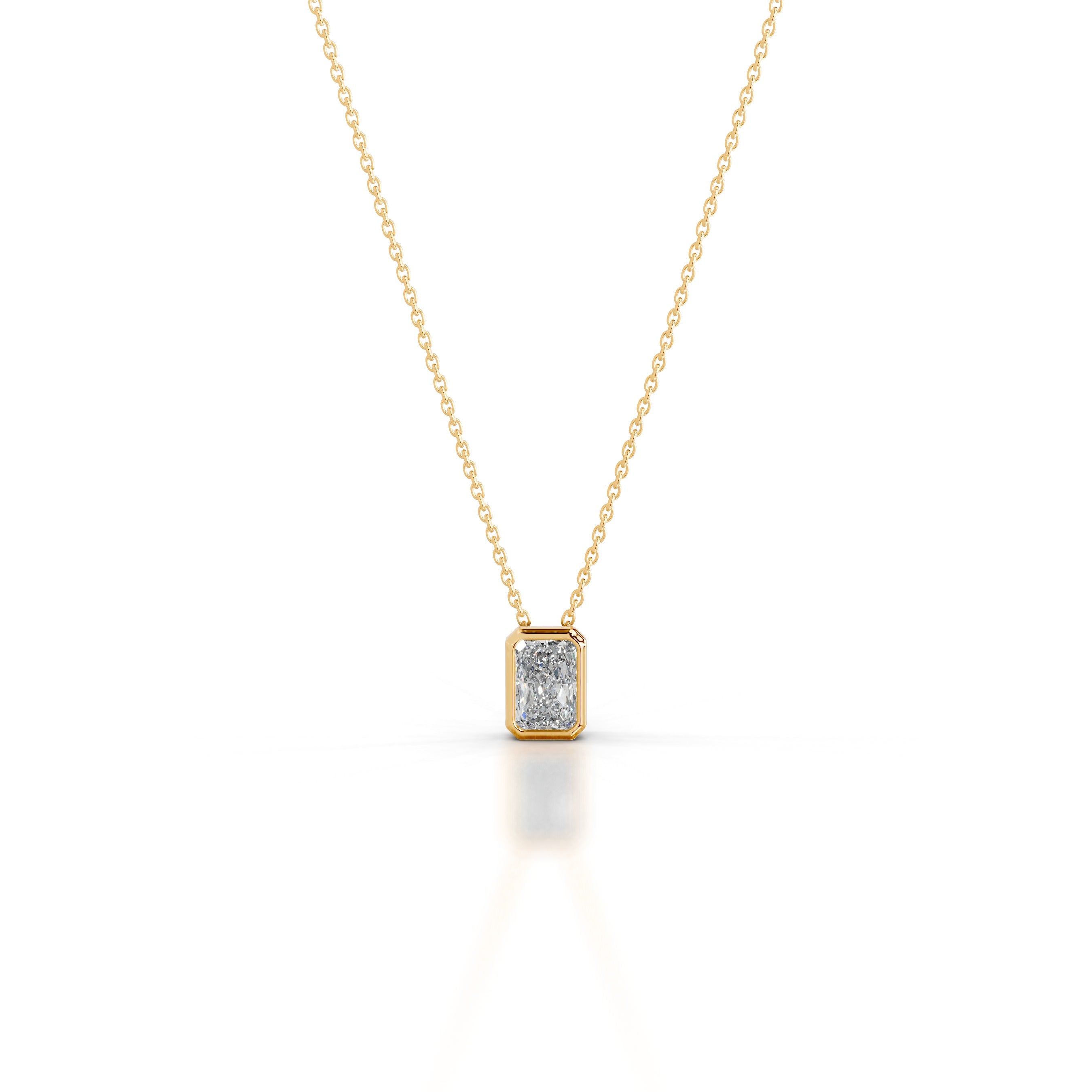 Gianna Diamond Pendant - 18K Yellow Gold