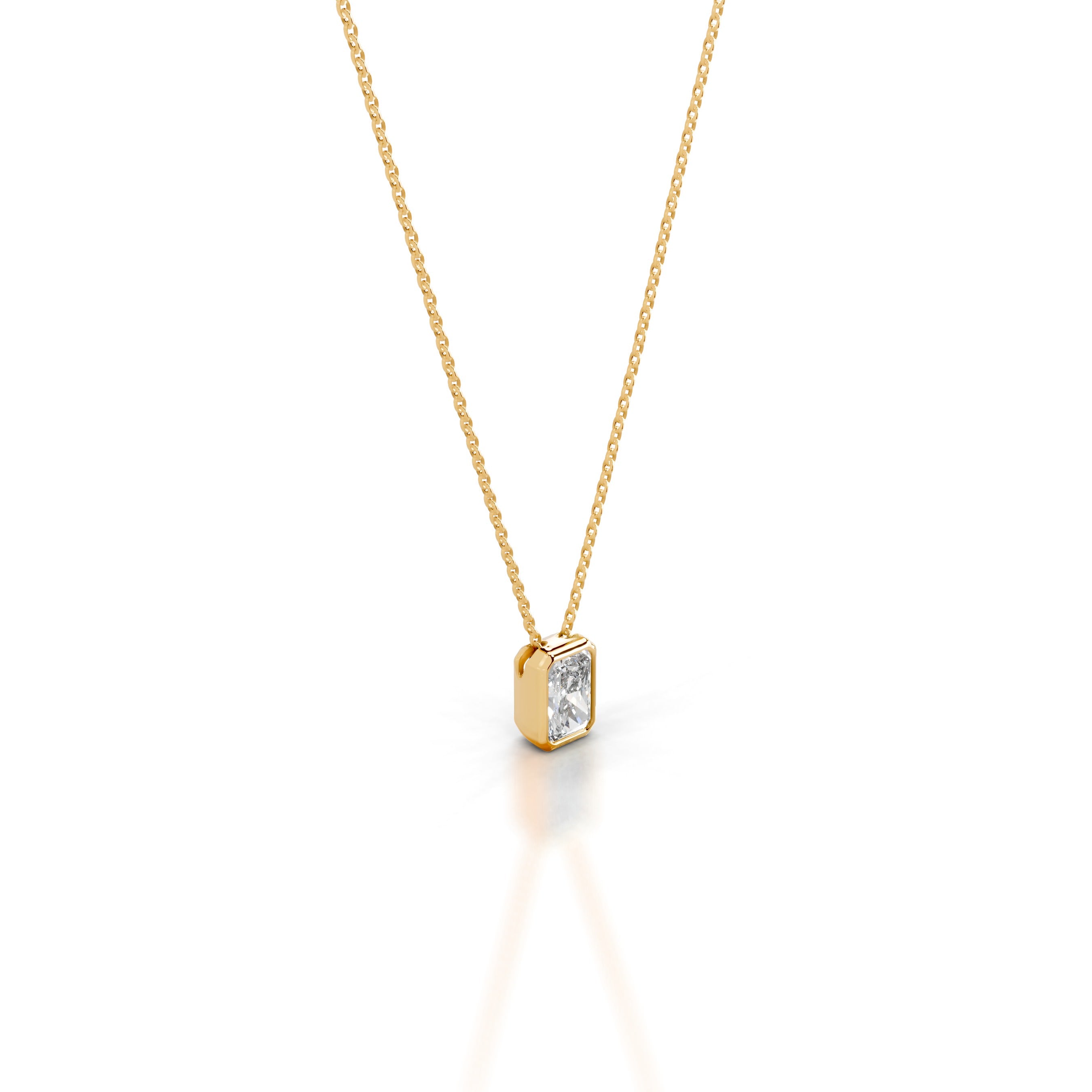 Gianna Diamond Pendant - 18K Yellow Gold