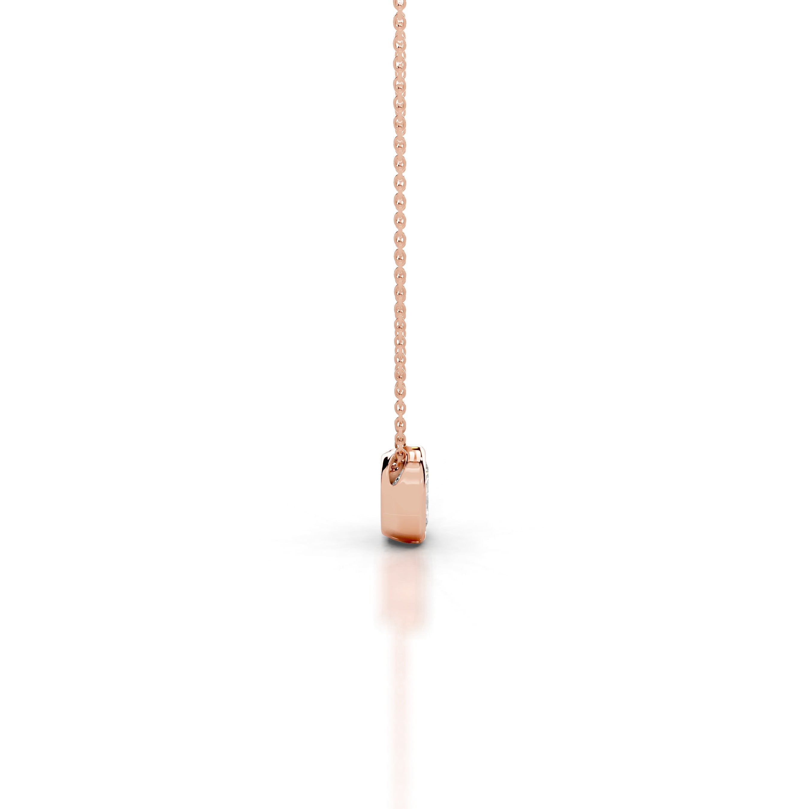 Gianna Lab Grown Diamond Pendant - 14K Rose Gold