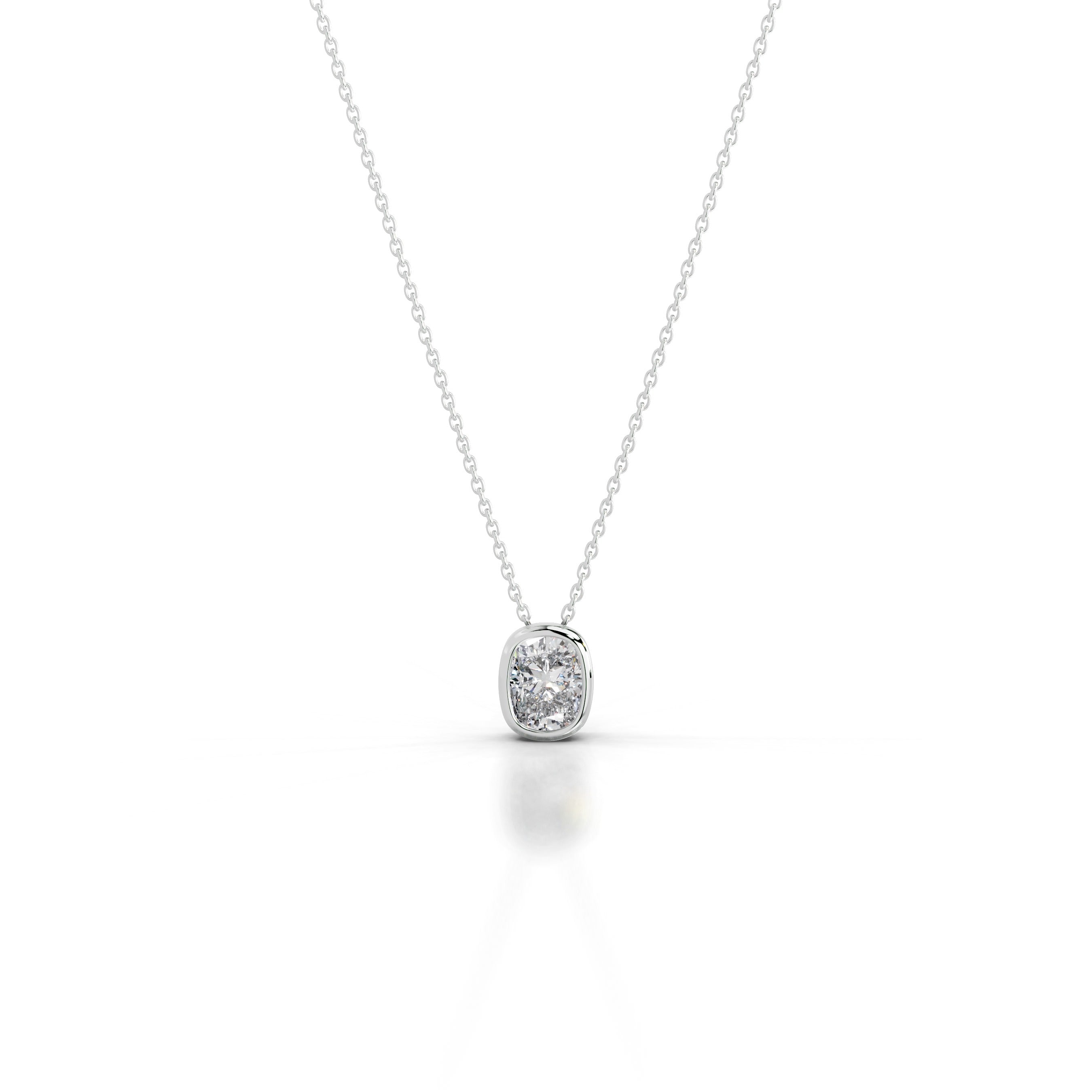 Gianna Diamond Pendant - 18K White Gold