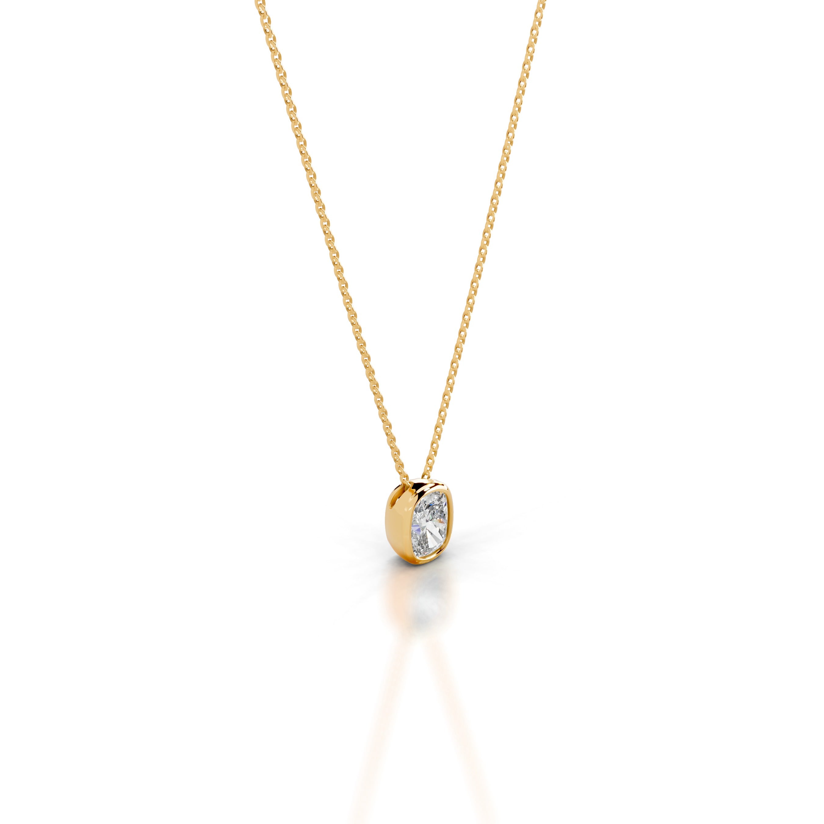 Gianna Diamond Pendant - 18K Yellow Gold