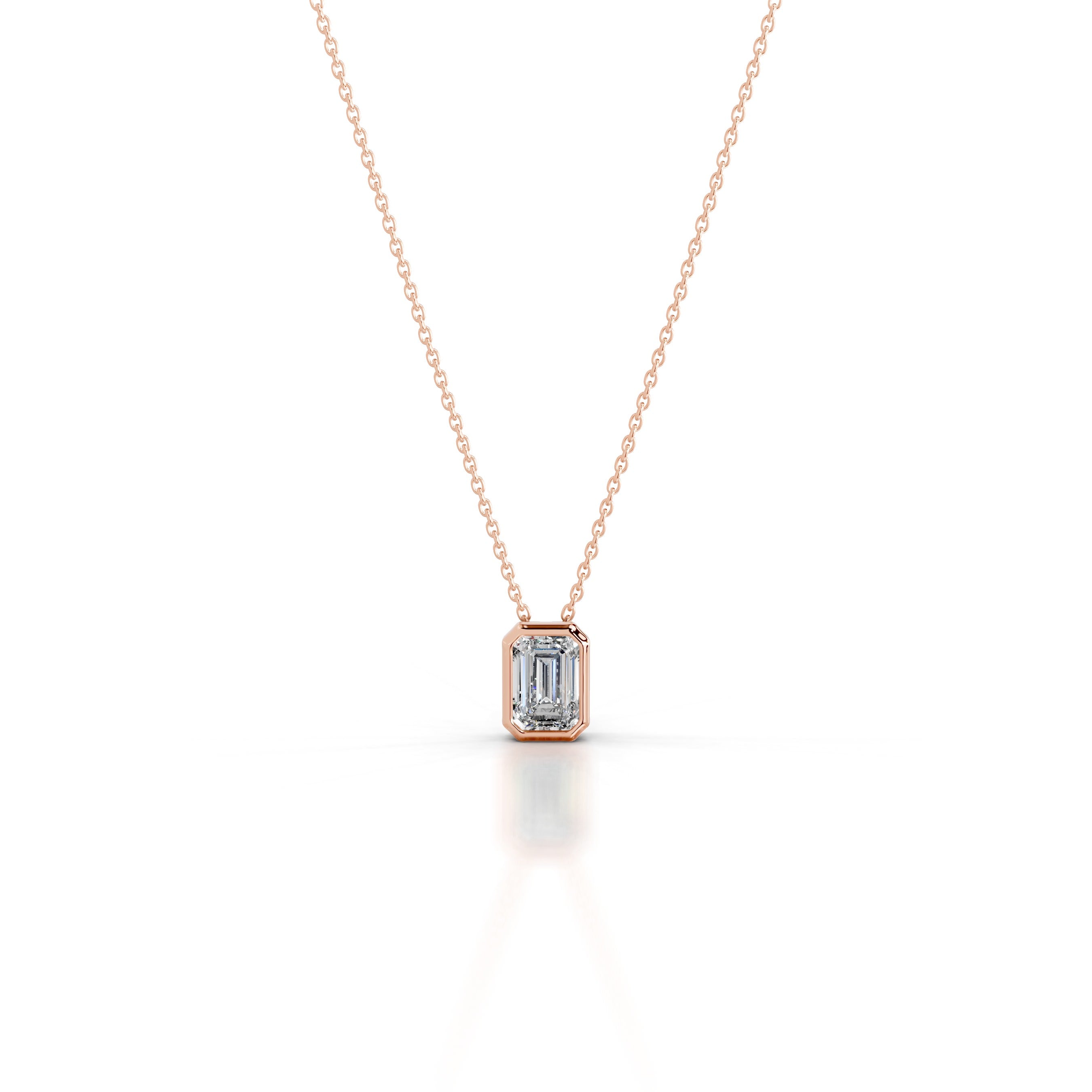 Gianna Diamond Pendant - 14K Rose Gold