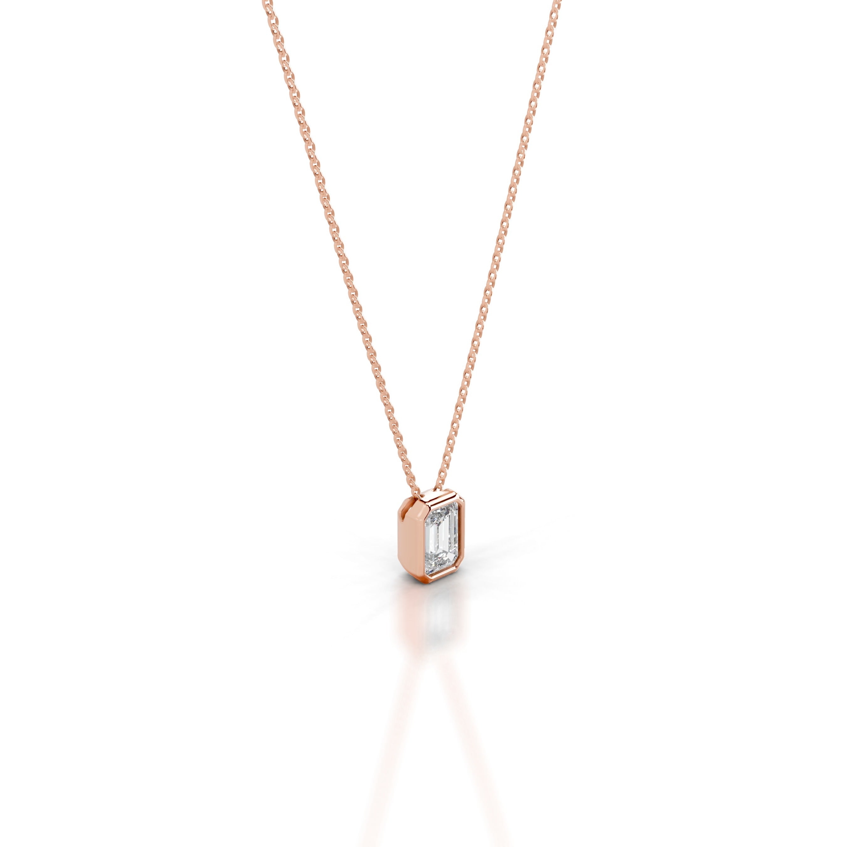 Gianna Diamond Pendant - 14K Rose Gold