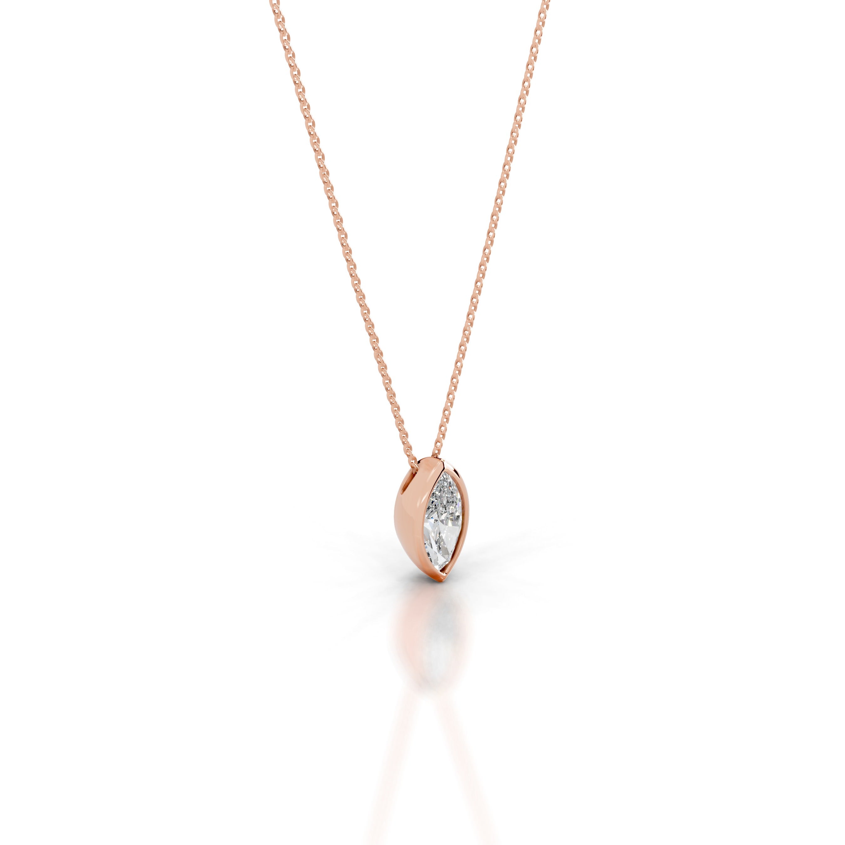 Gianna Diamond Pendant - 14K Rose Gold