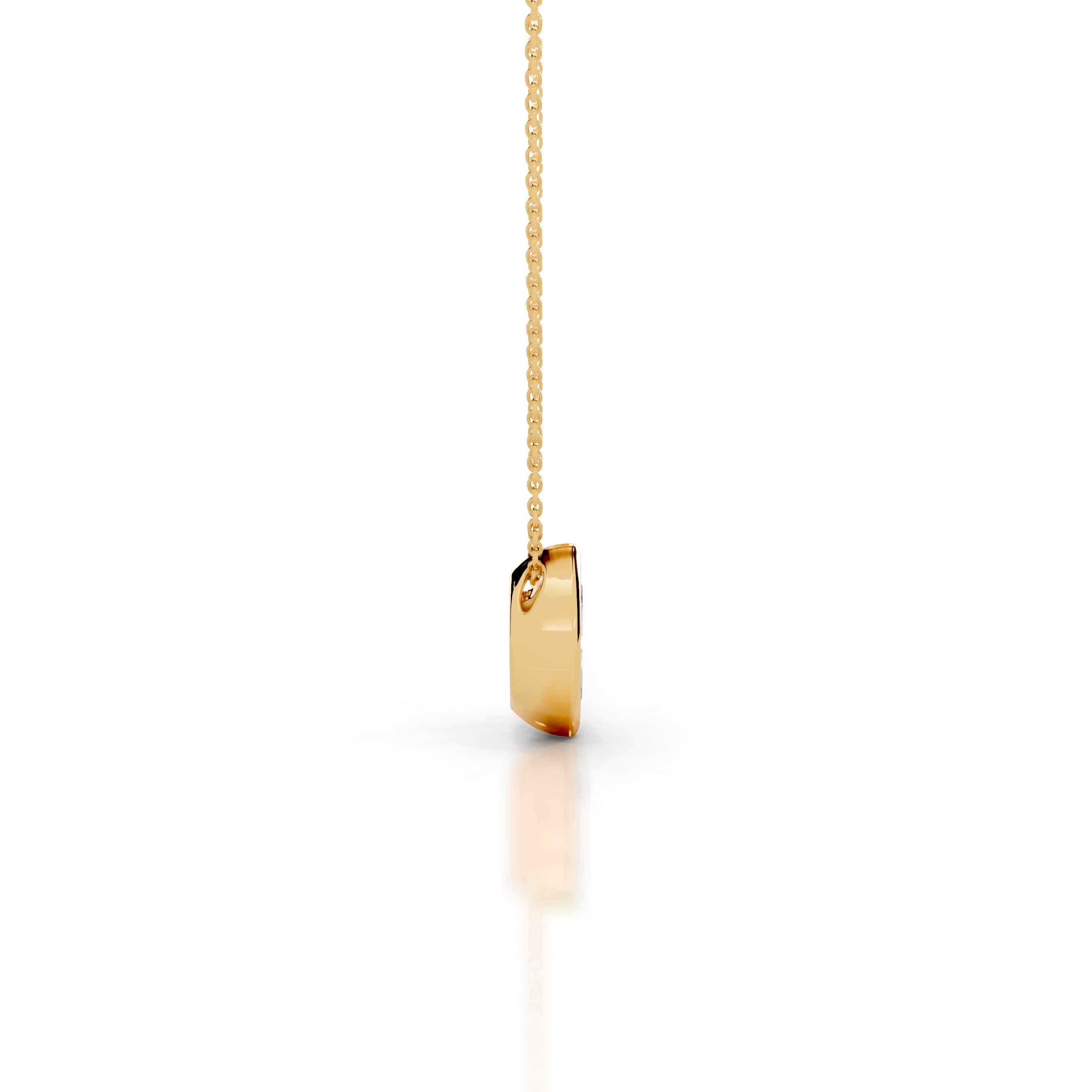 Gianna Diamond Pendant - 18K Yellow Gold