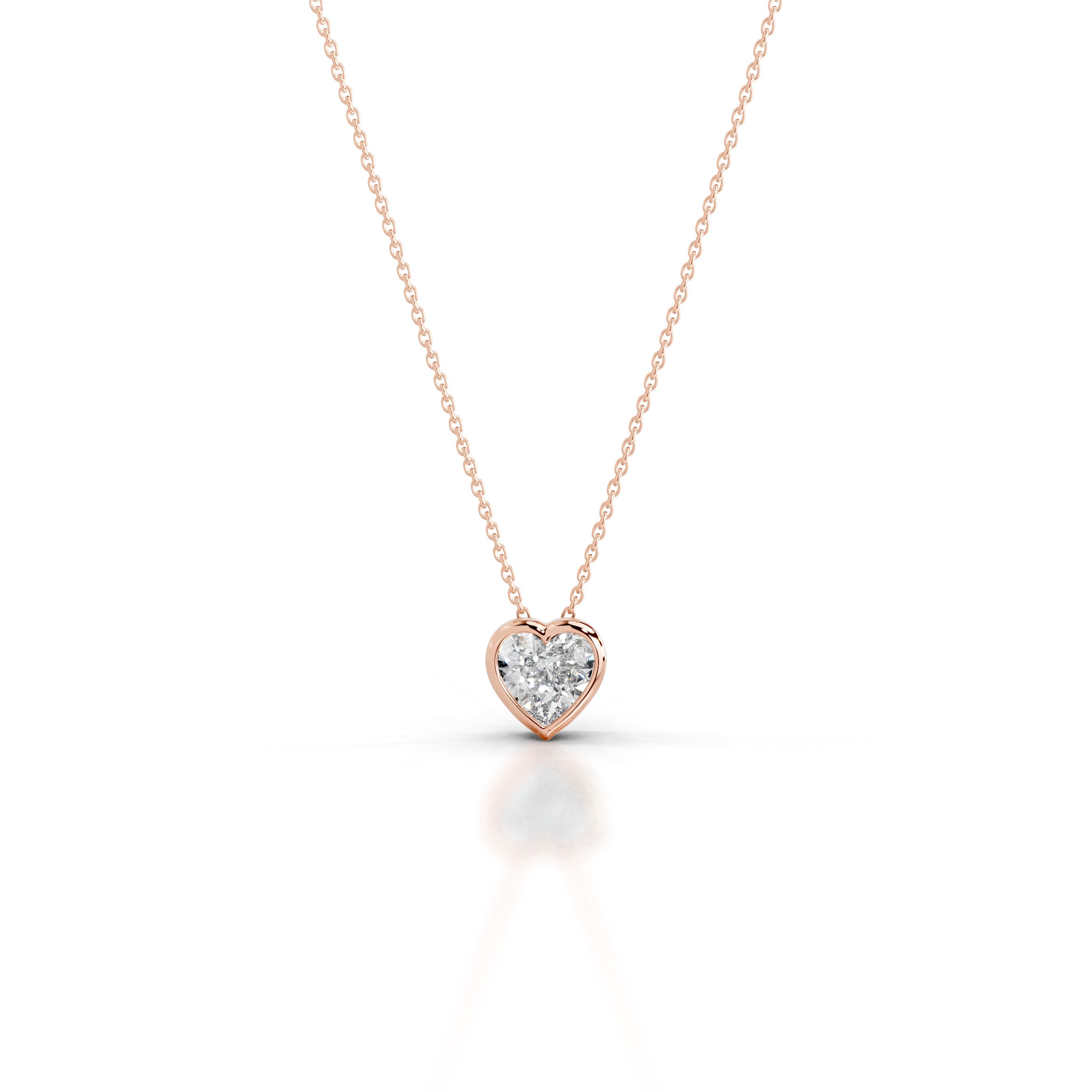 Gianna Diamond Pendant - 14K Rose Gold