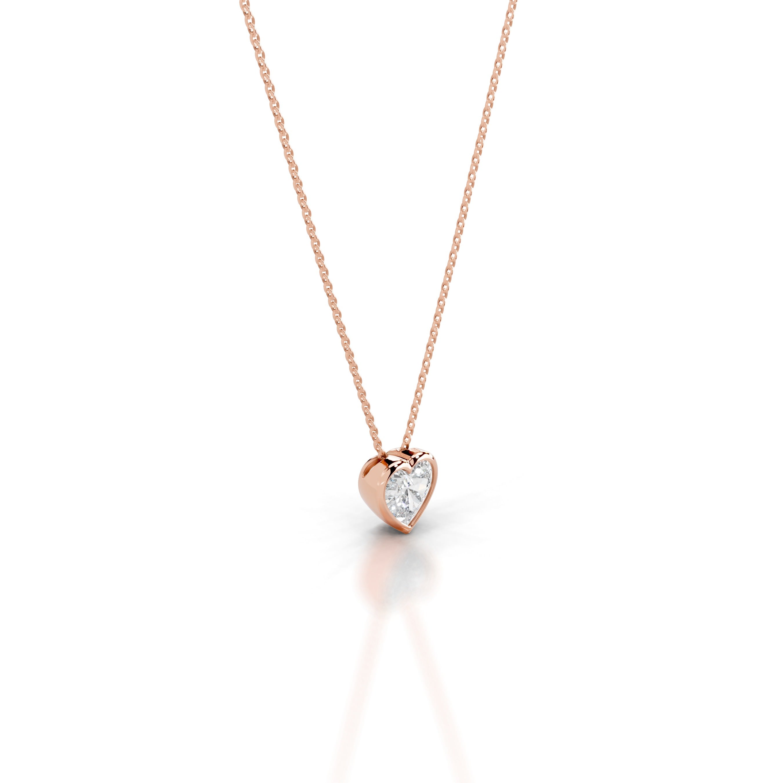 Gianna Diamond Pendant - 14K Rose Gold