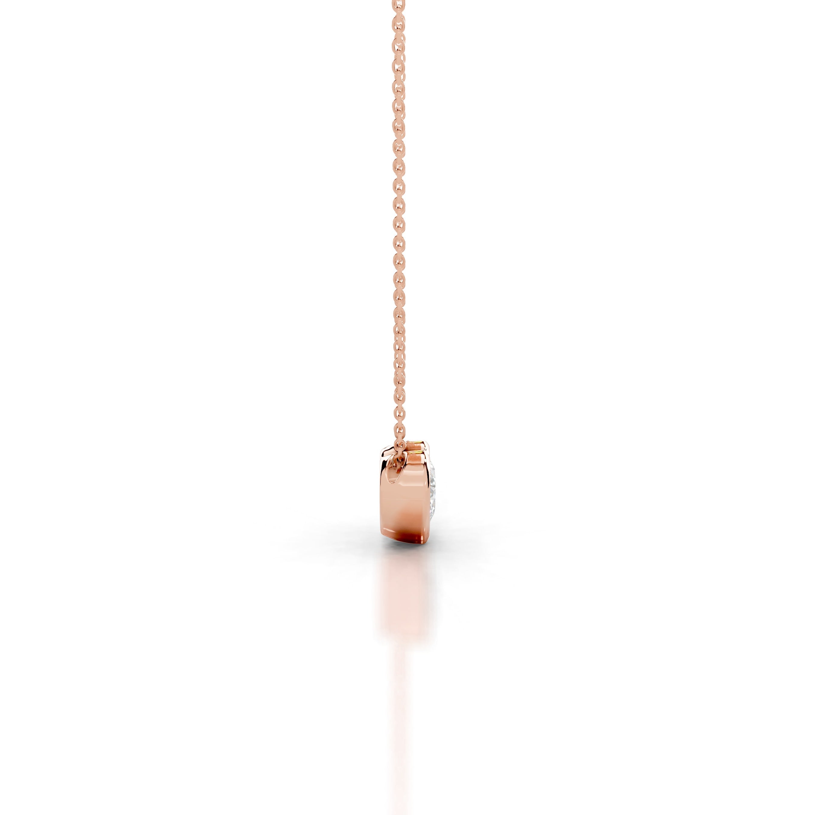 Gianna Diamond Pendant - 14K Rose Gold