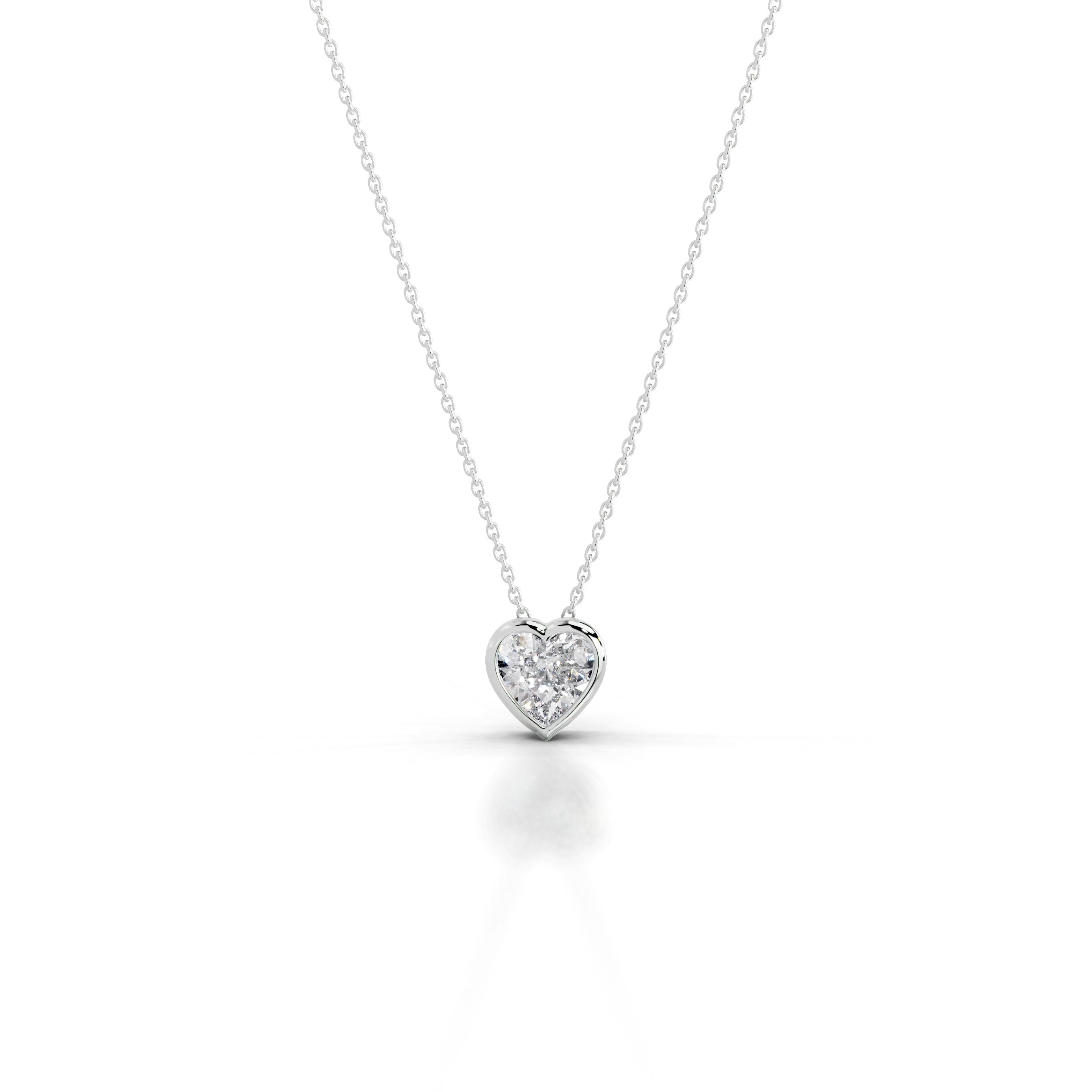 Gianna Diamond Pendant - 14K White Gold - Main Stone 1.65 Carat