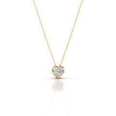 Gianna Lab Grown Diamond Pendant - 18K Yellow Gold