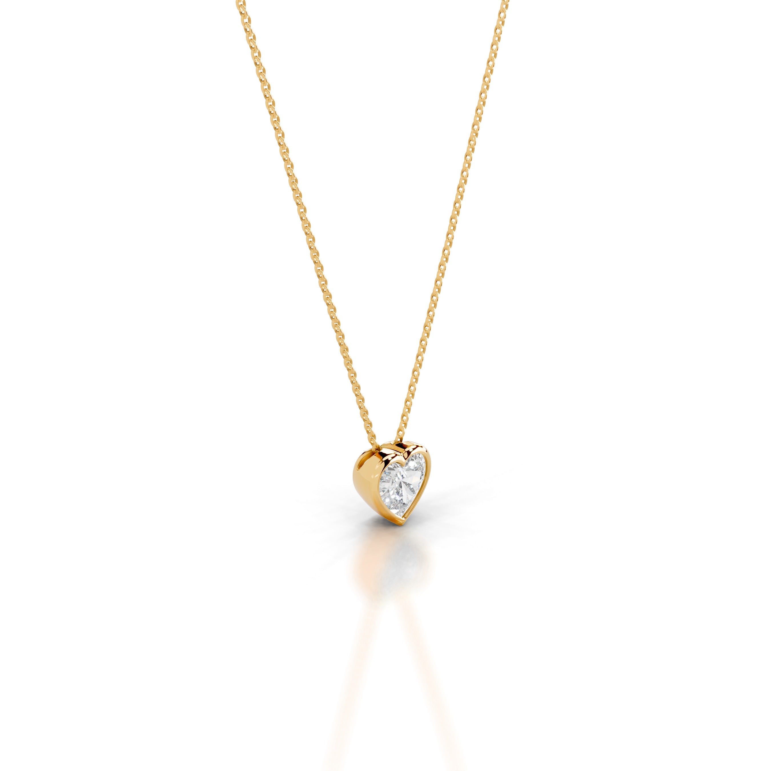 Gianna Diamond Pendant - 18K Yellow Gold