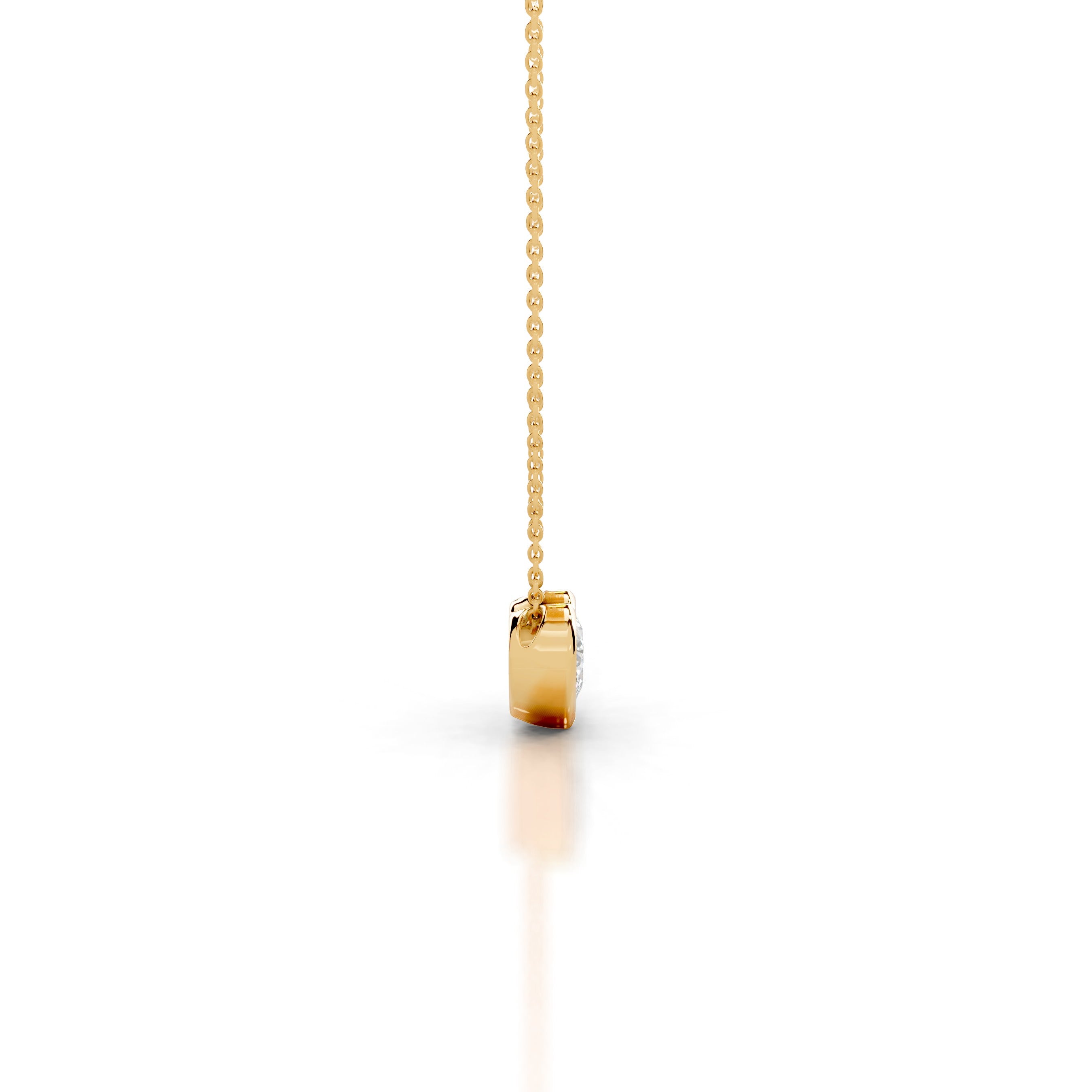 Gianna Diamond Pendant - 18K Yellow Gold