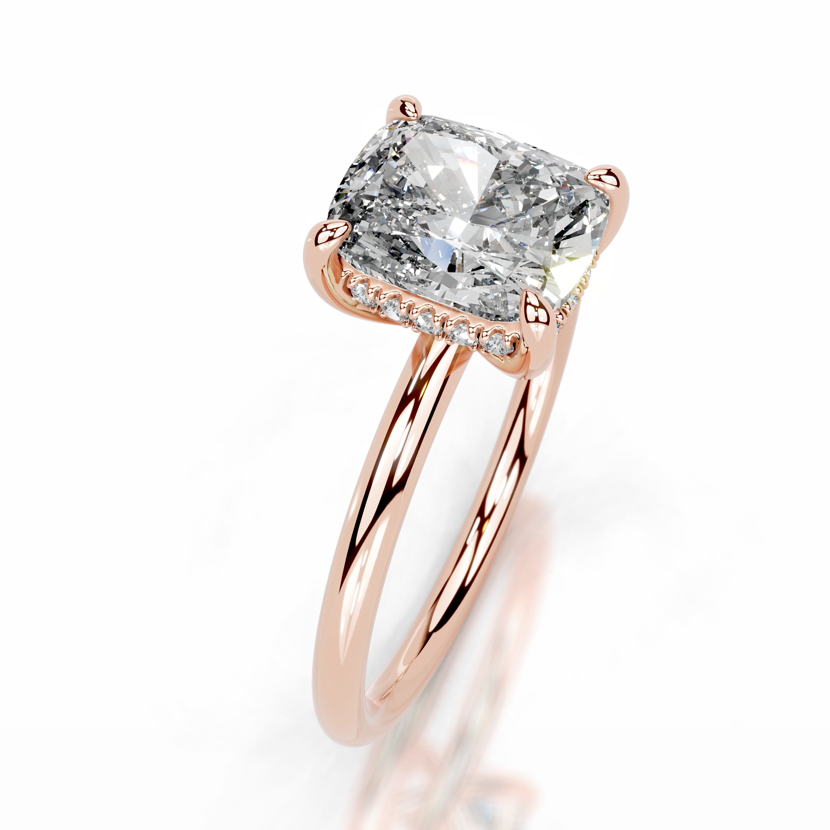 Willow Diamond Engagement Ring - 14K Rose Gold