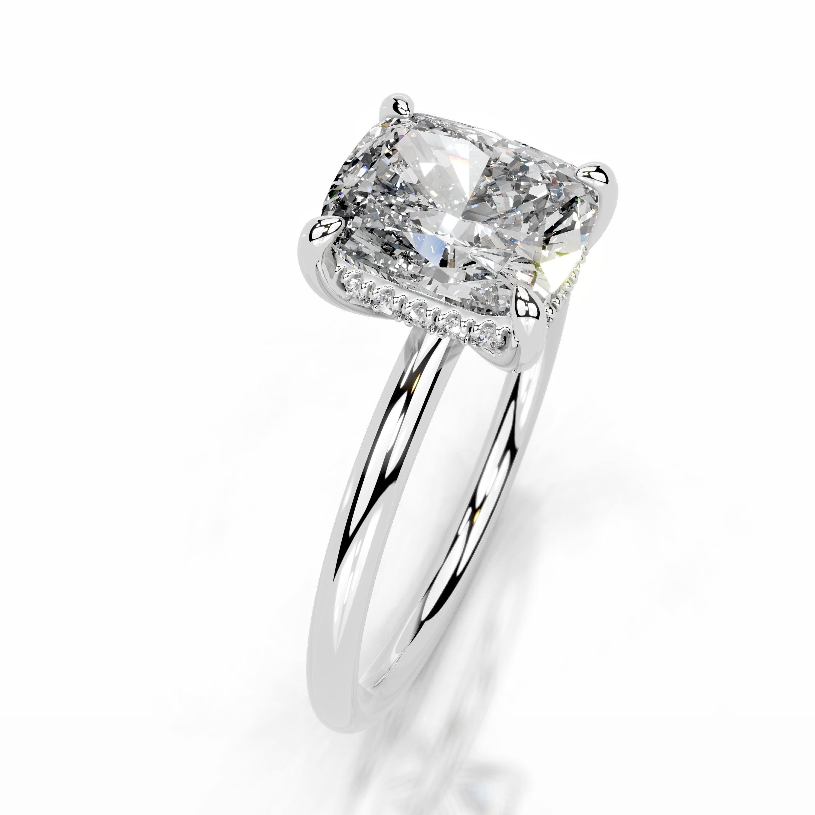 Willow Diamond Engagement Ring - 14K White Gold