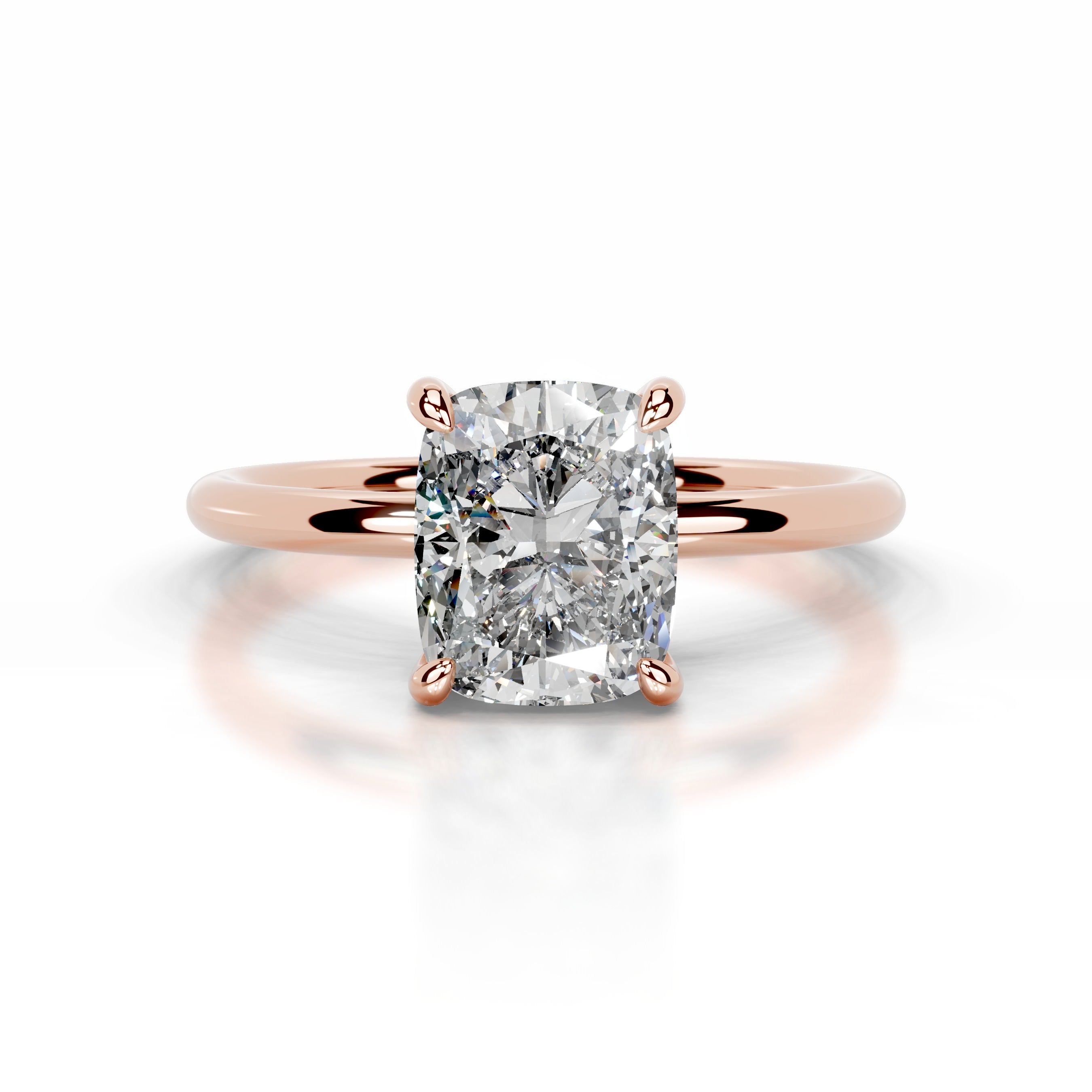 Willow Diamond Engagement Ring - 14K Rose Gold