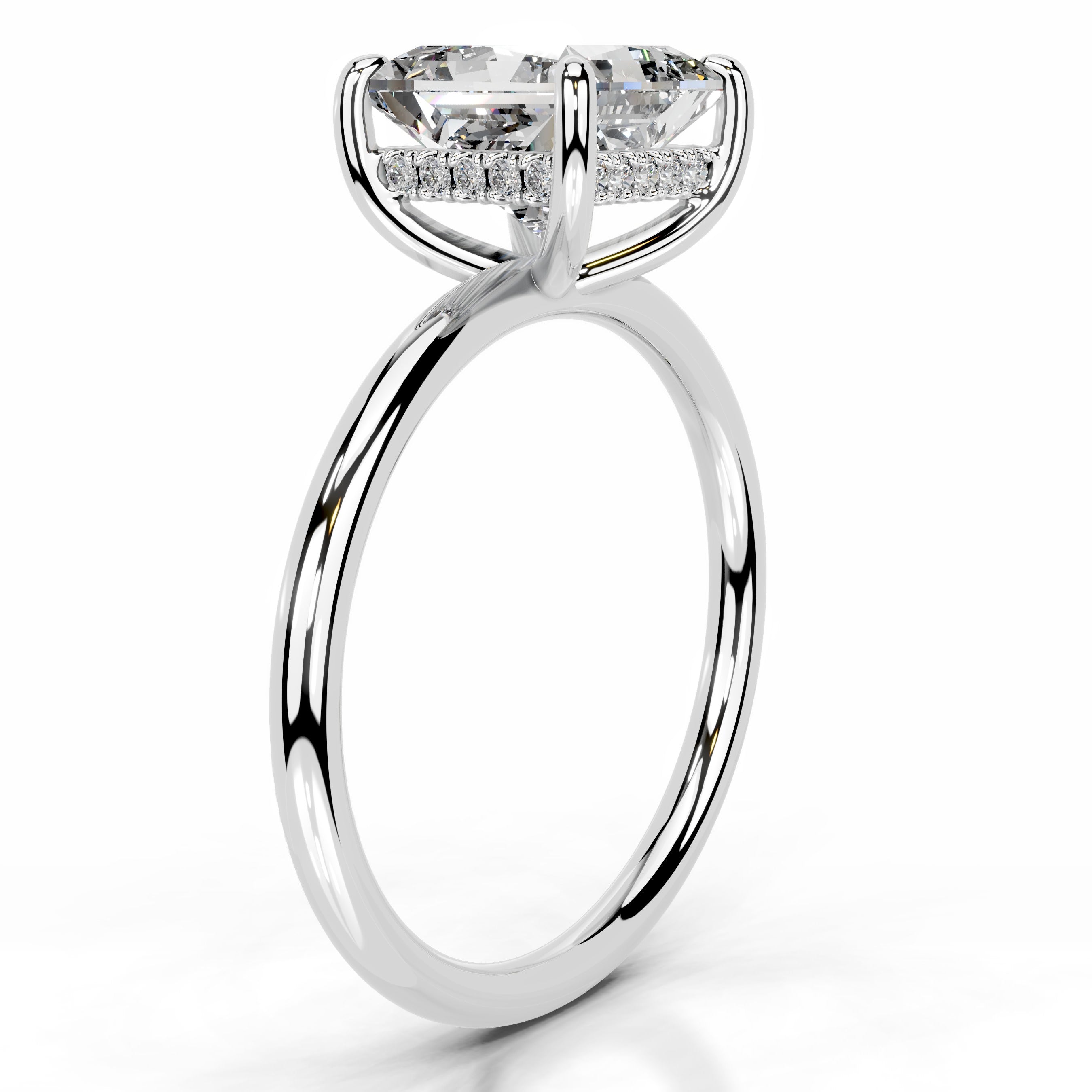 Willow Diamond Engagement Ring - Platinum - Main Stone 3.02 Carat