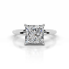 Willow Diamond Engagement Ring - 14K White Gold - Main Stone 3.02 Carat