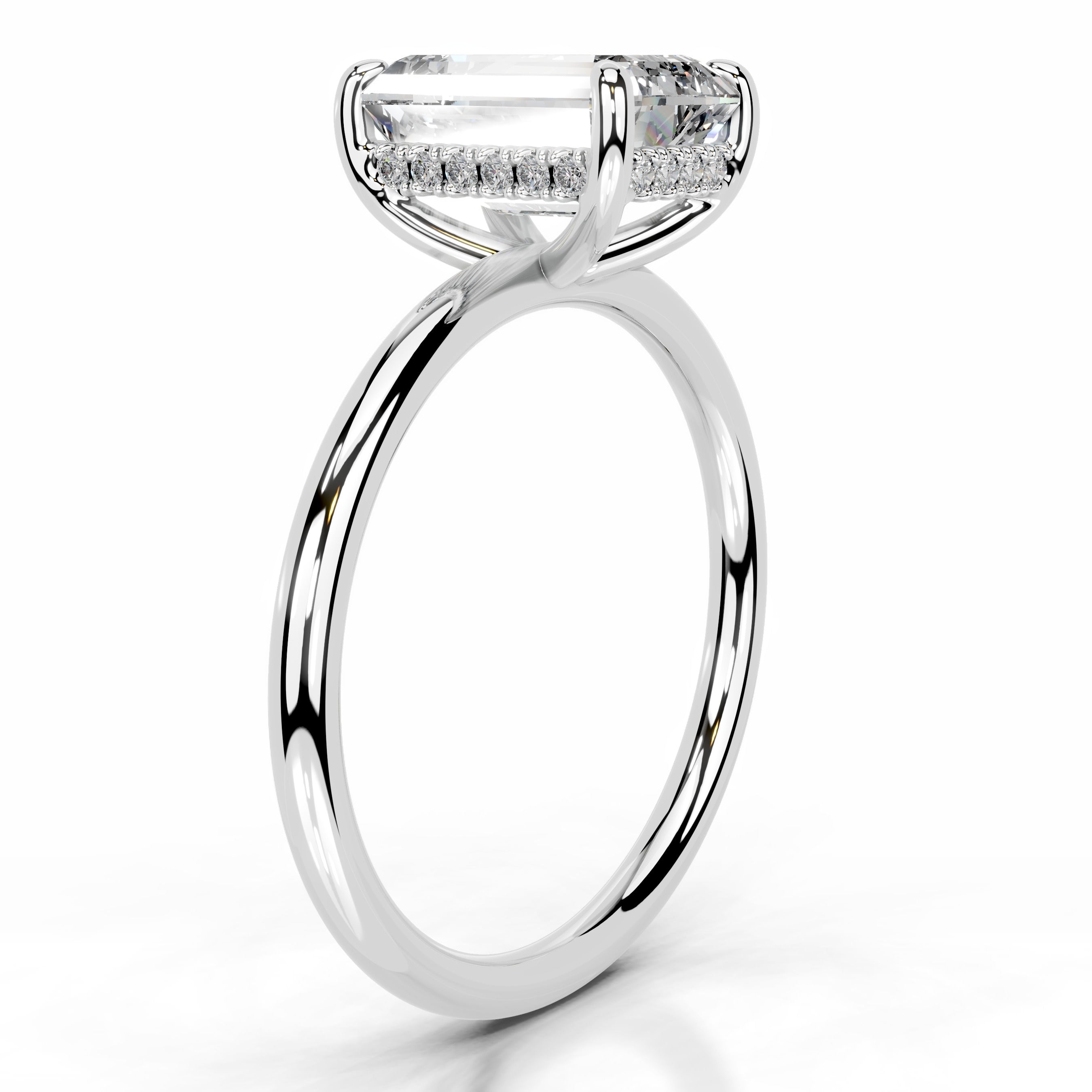 Willow Diamond Engagement Ring - 14K White Gold