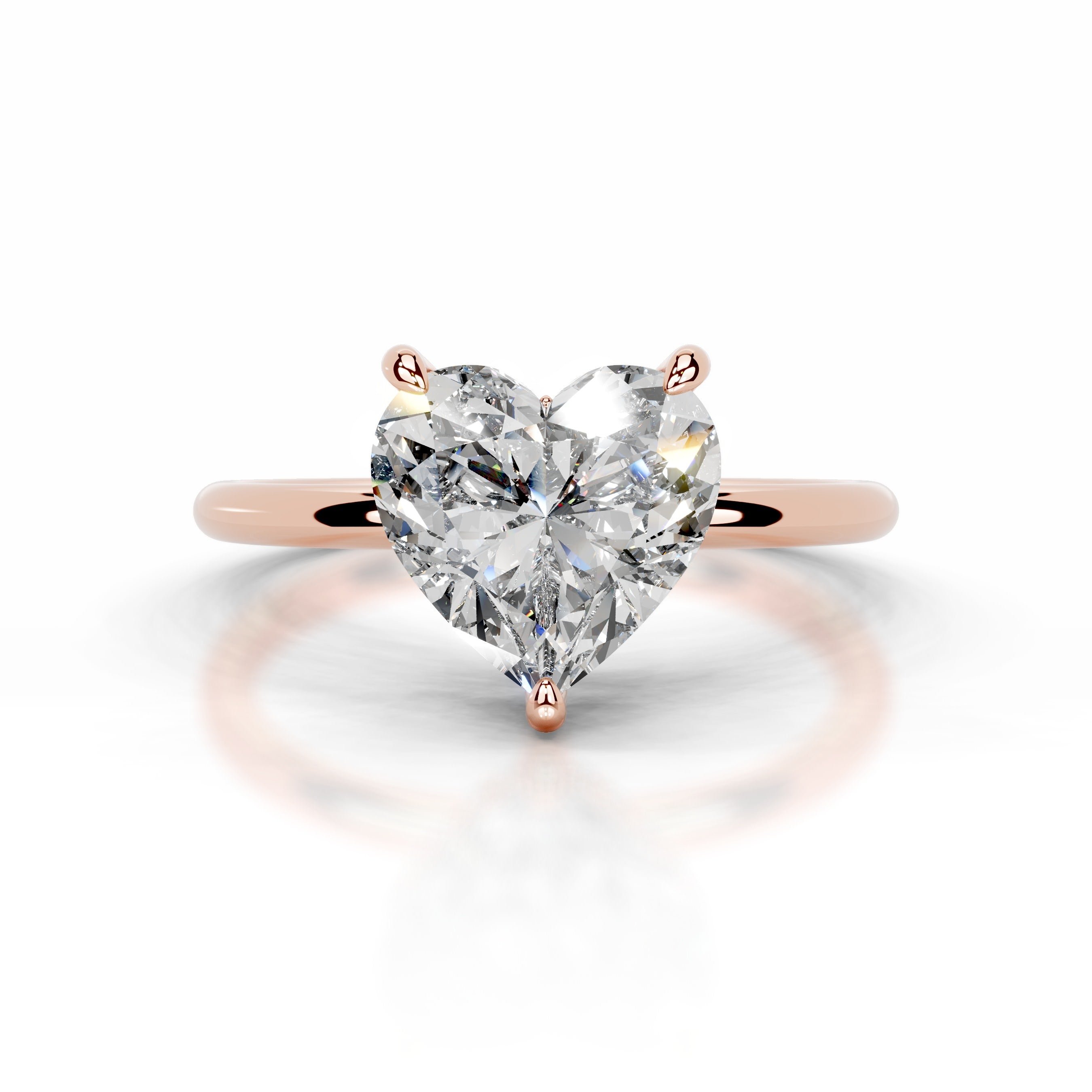 Willow Diamond Engagement Ring - 14K Rose Gold