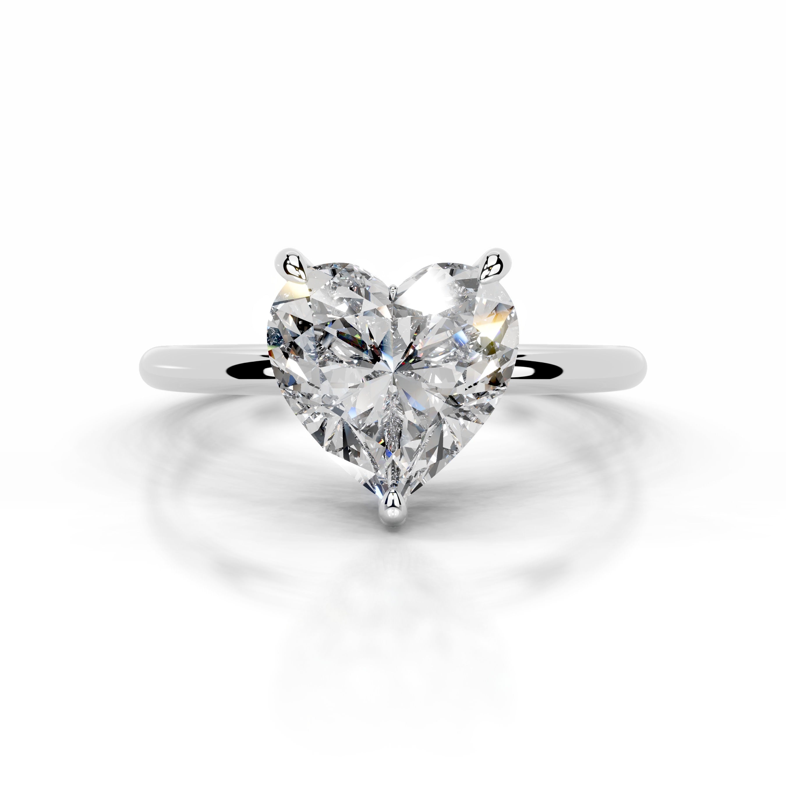 Willow Diamond Engagement Ring - 14K White Gold