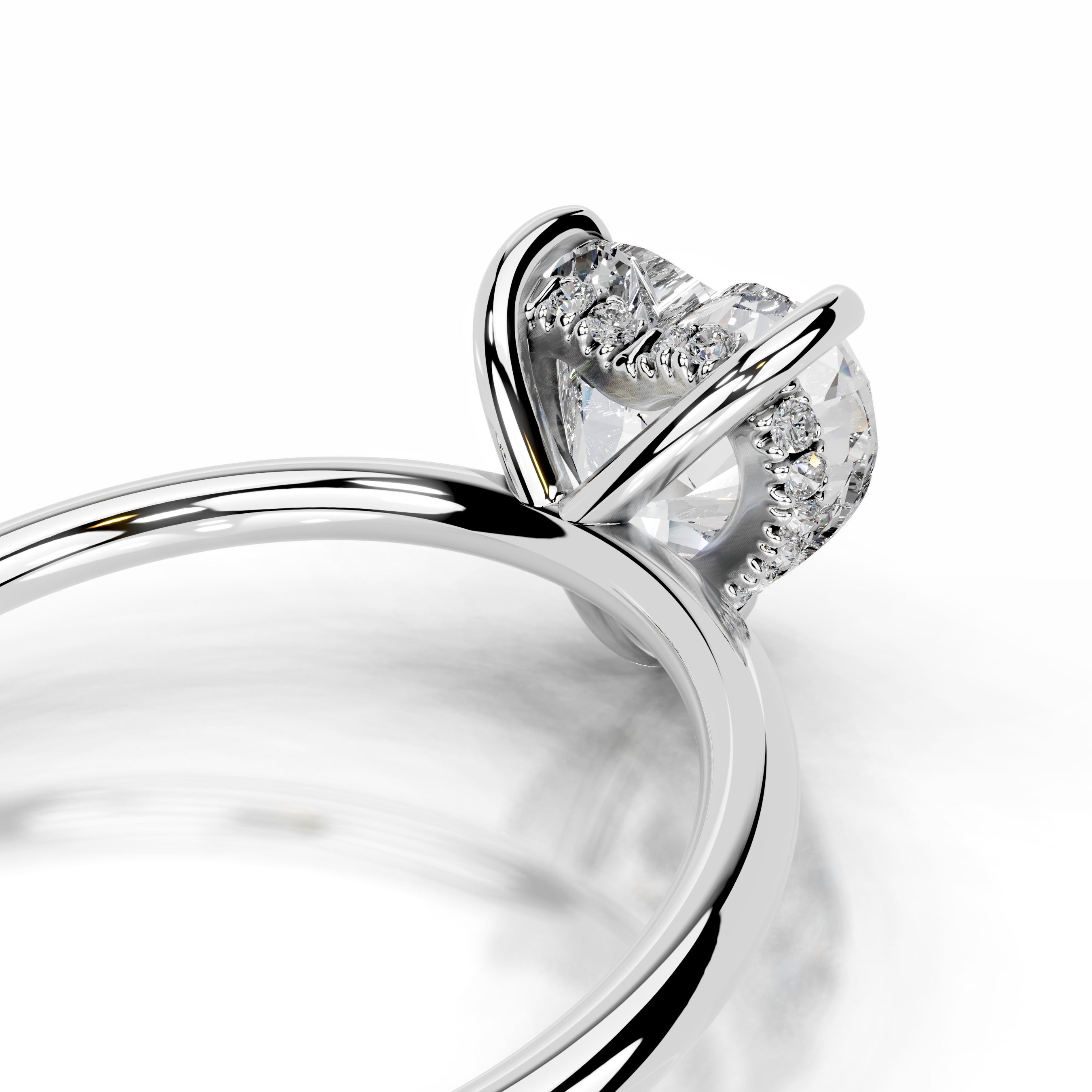 Willow Diamond Engagement Ring - Platinum