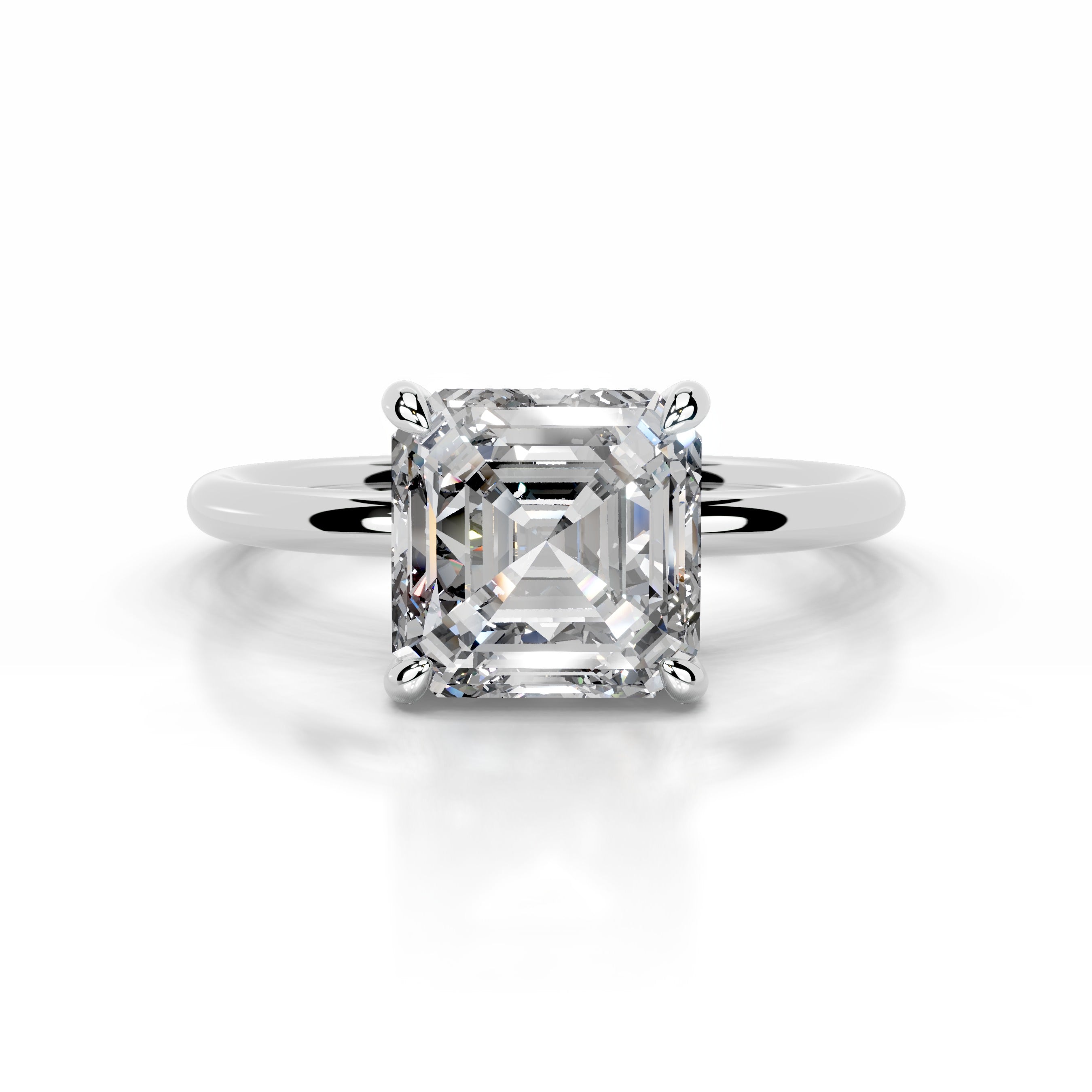 Willow Diamond Engagement Ring - Platinum