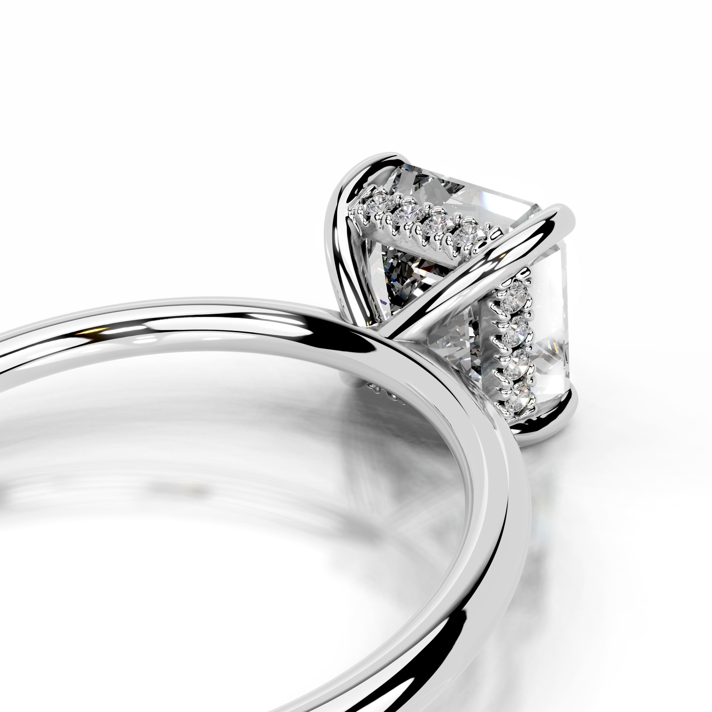 Willow Diamond Engagement Ring - 14K White Gold