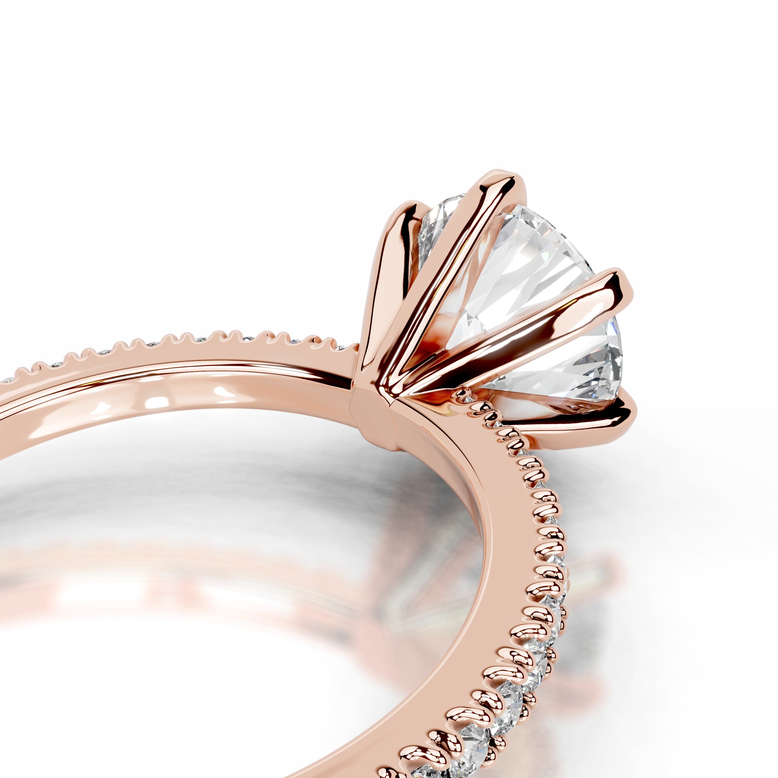 Luisana Diamond Engagement Ring - 14K Rose Gold