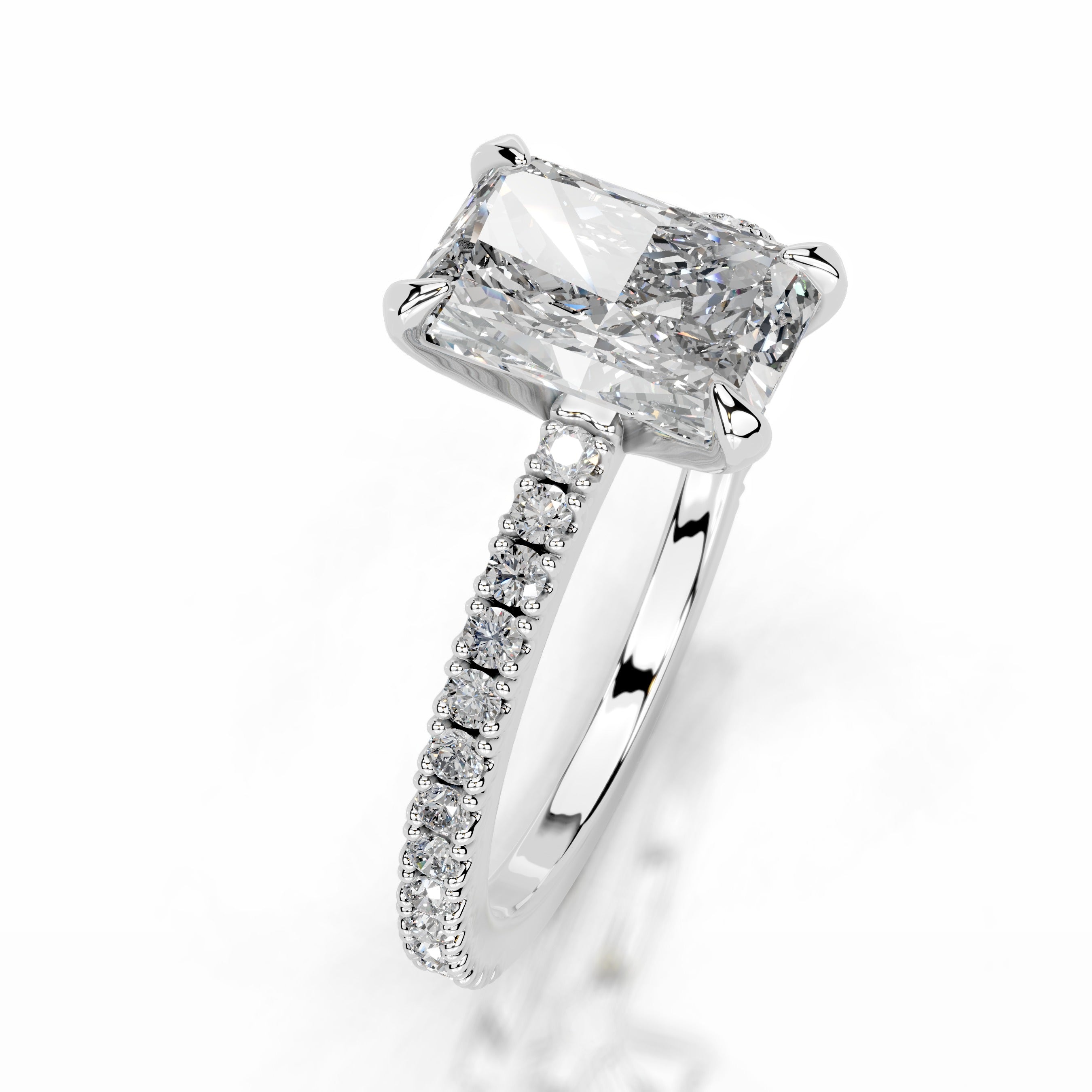 Luisana Diamond Engagement Ring - Platinum