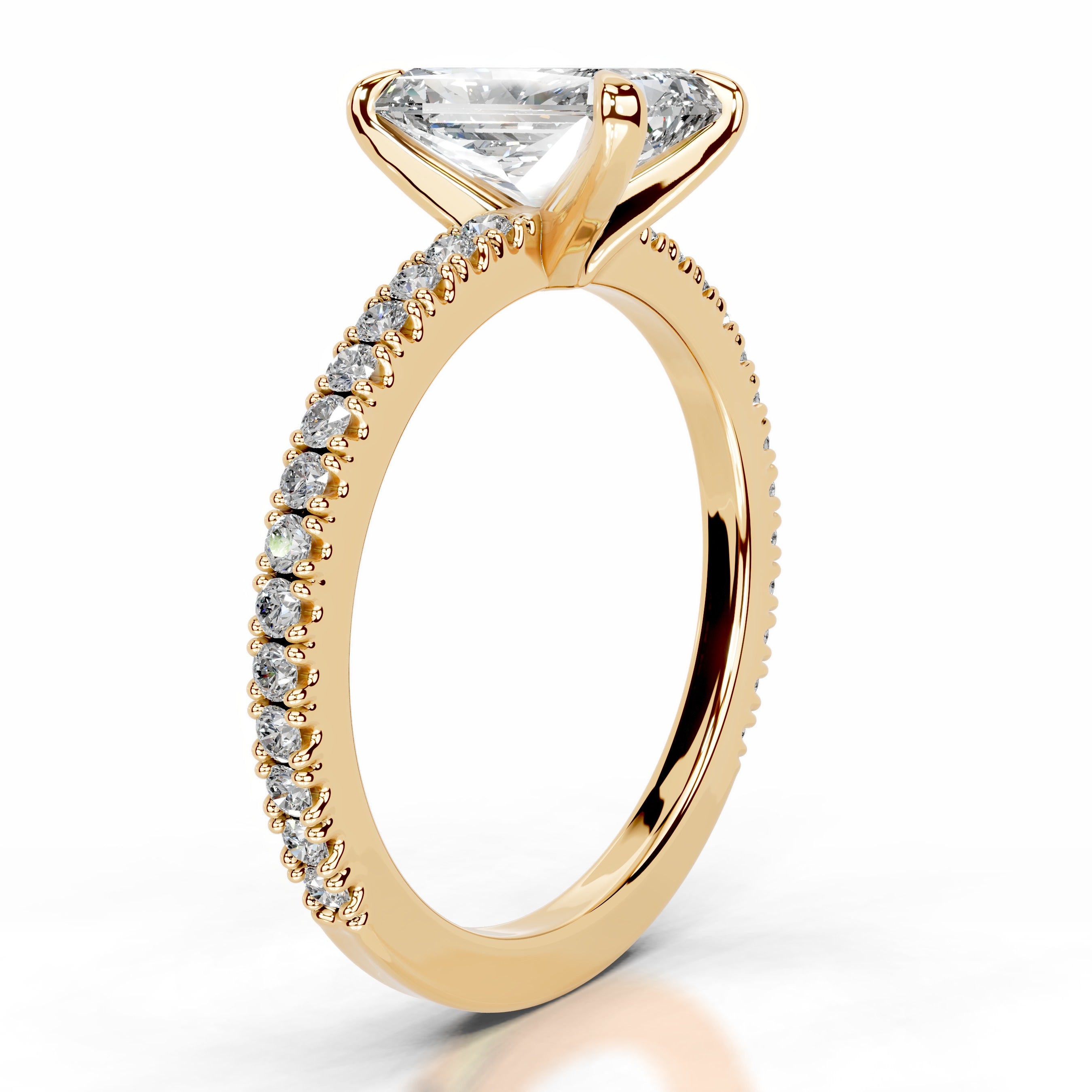 Luisana Diamond Engagement Ring - 18K Yellow Gold