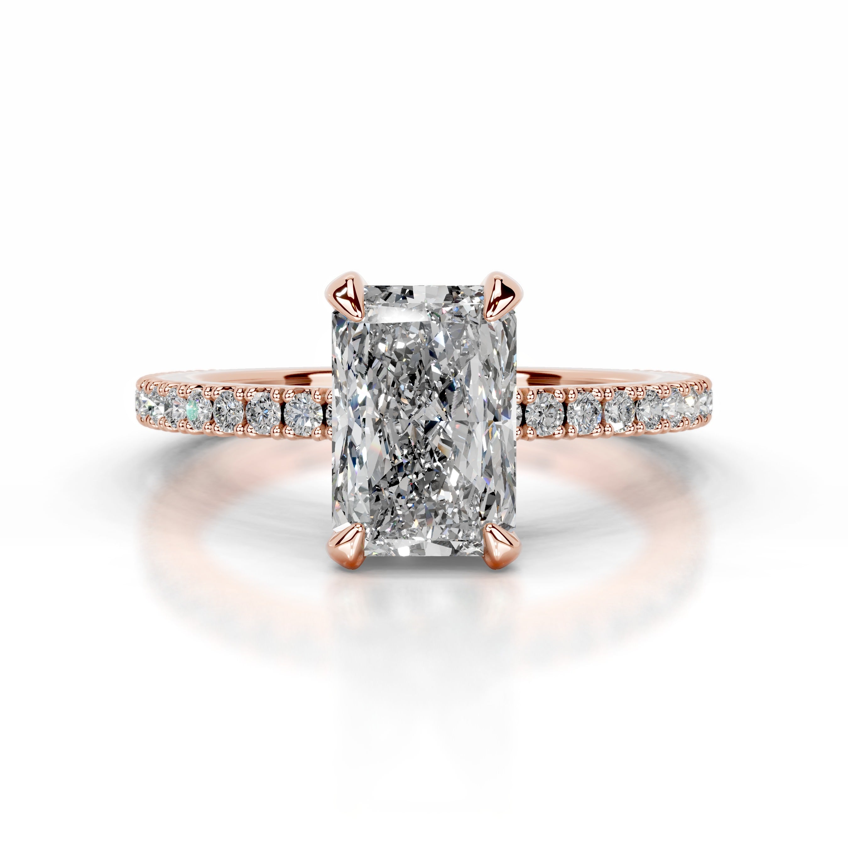 Luisana Diamond Engagement Ring - 14K Rose Gold