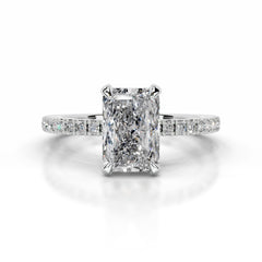 Luisana Diamond Engagement Ring - Platinum
